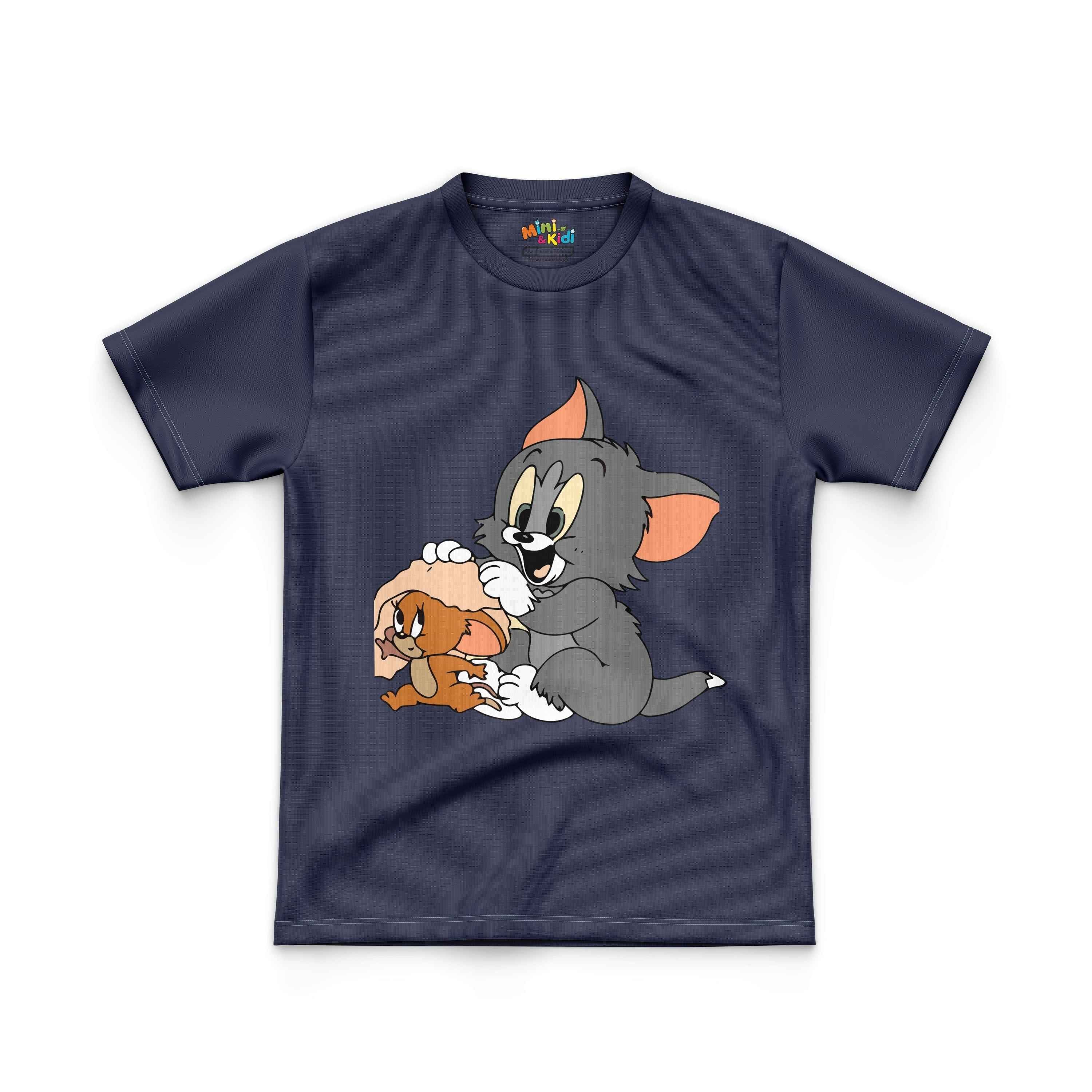 Tom & Jerry Playful Cartoon T-Shirt