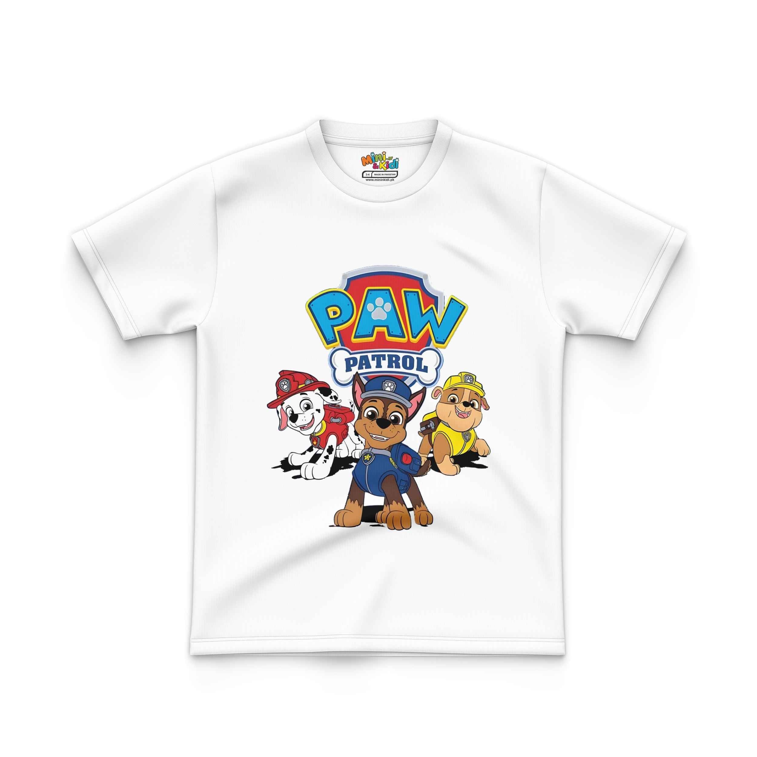 Paw Petrol Kids T Shirt