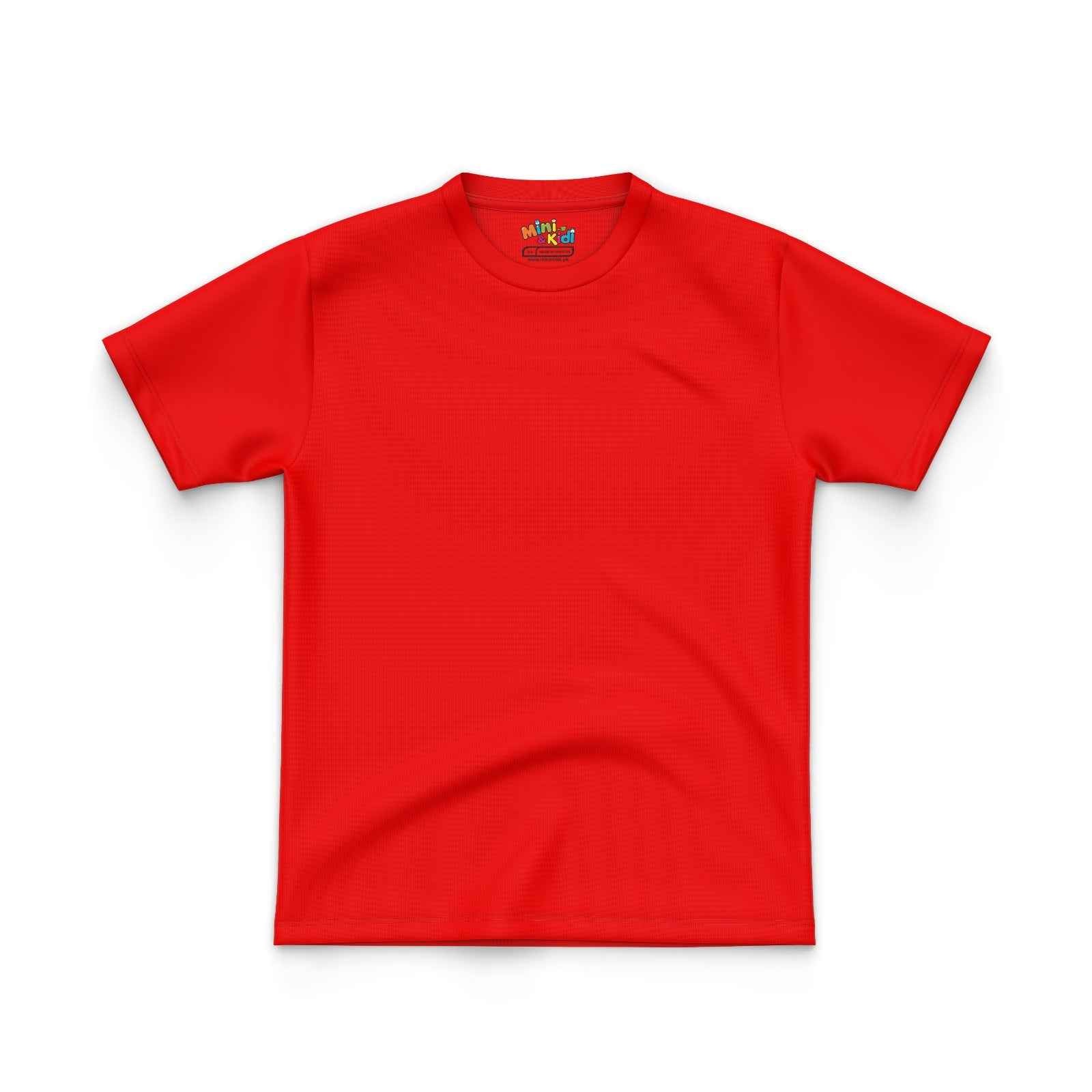 Bold Red Basic T-Shirt