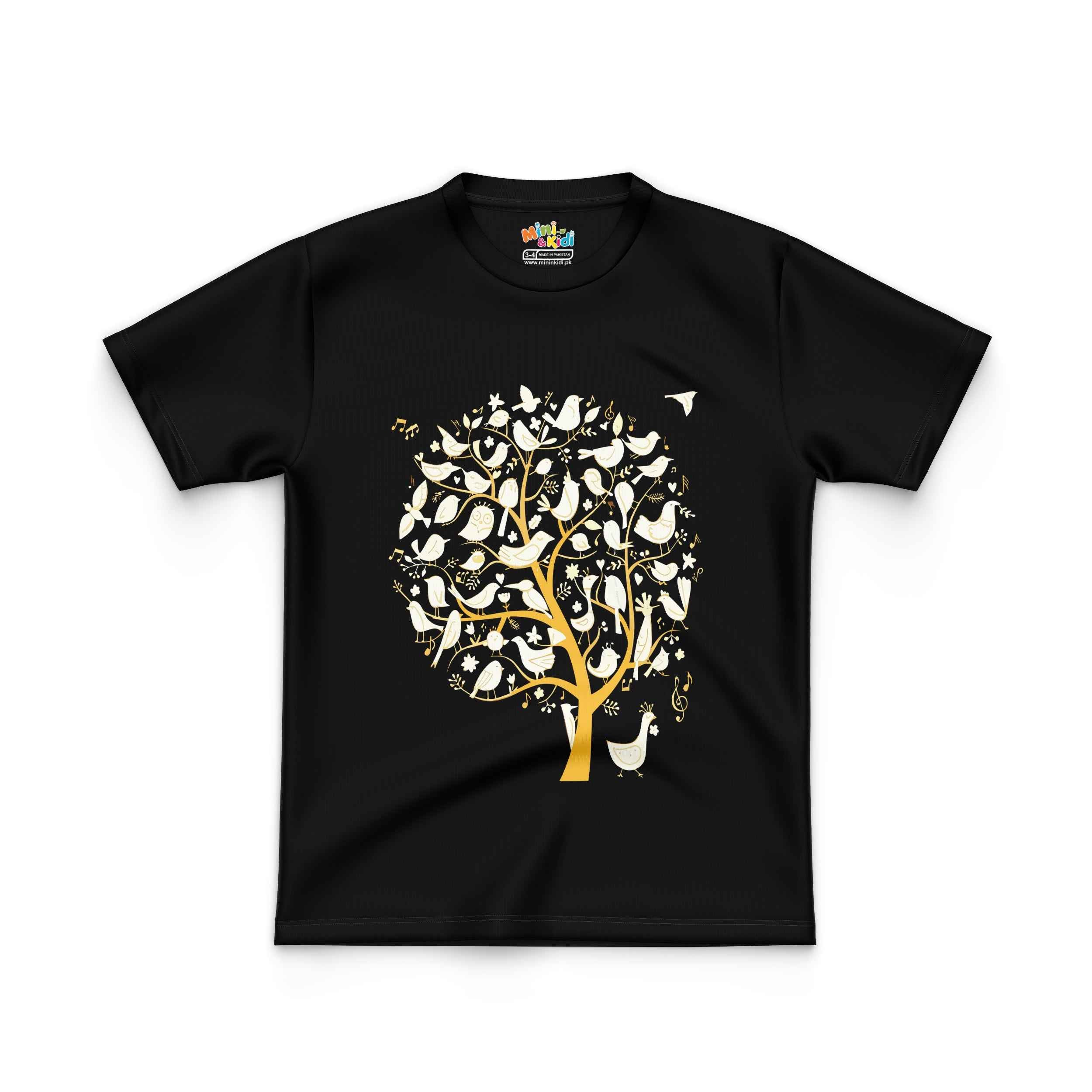 Tree Design Kids T Shirt