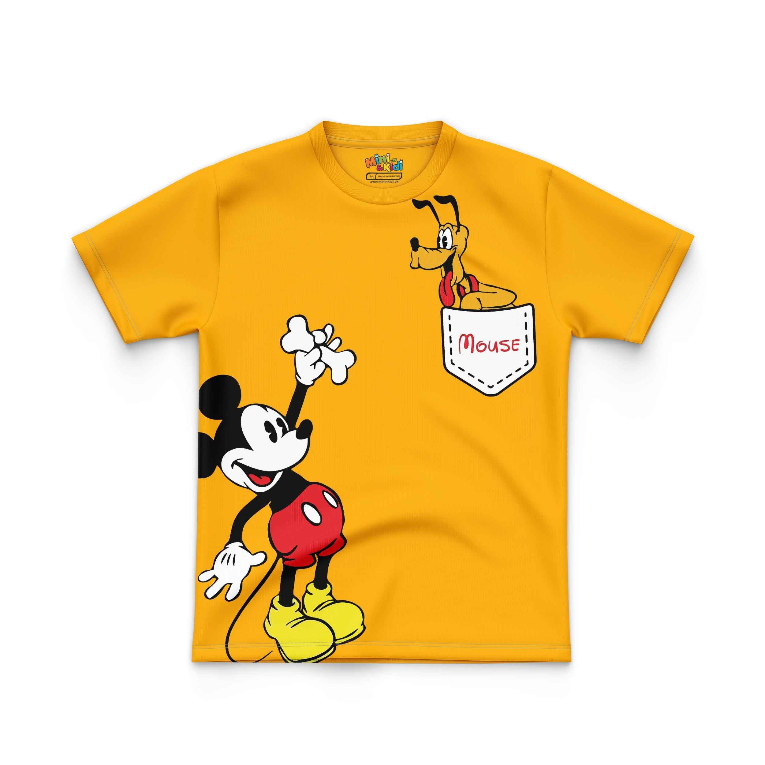 Mickey and Pluto T shirt