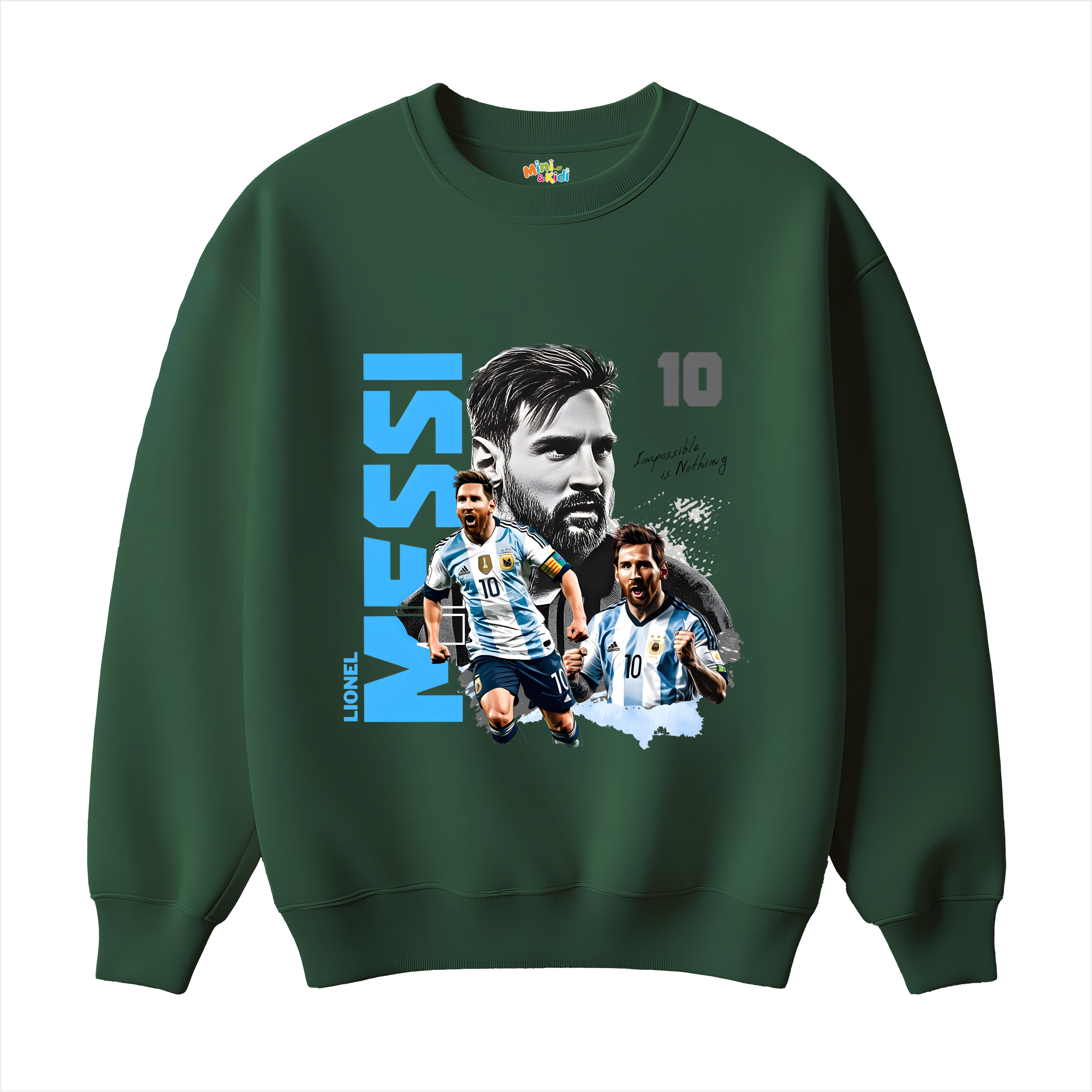 messi 10 poster sweatshirt