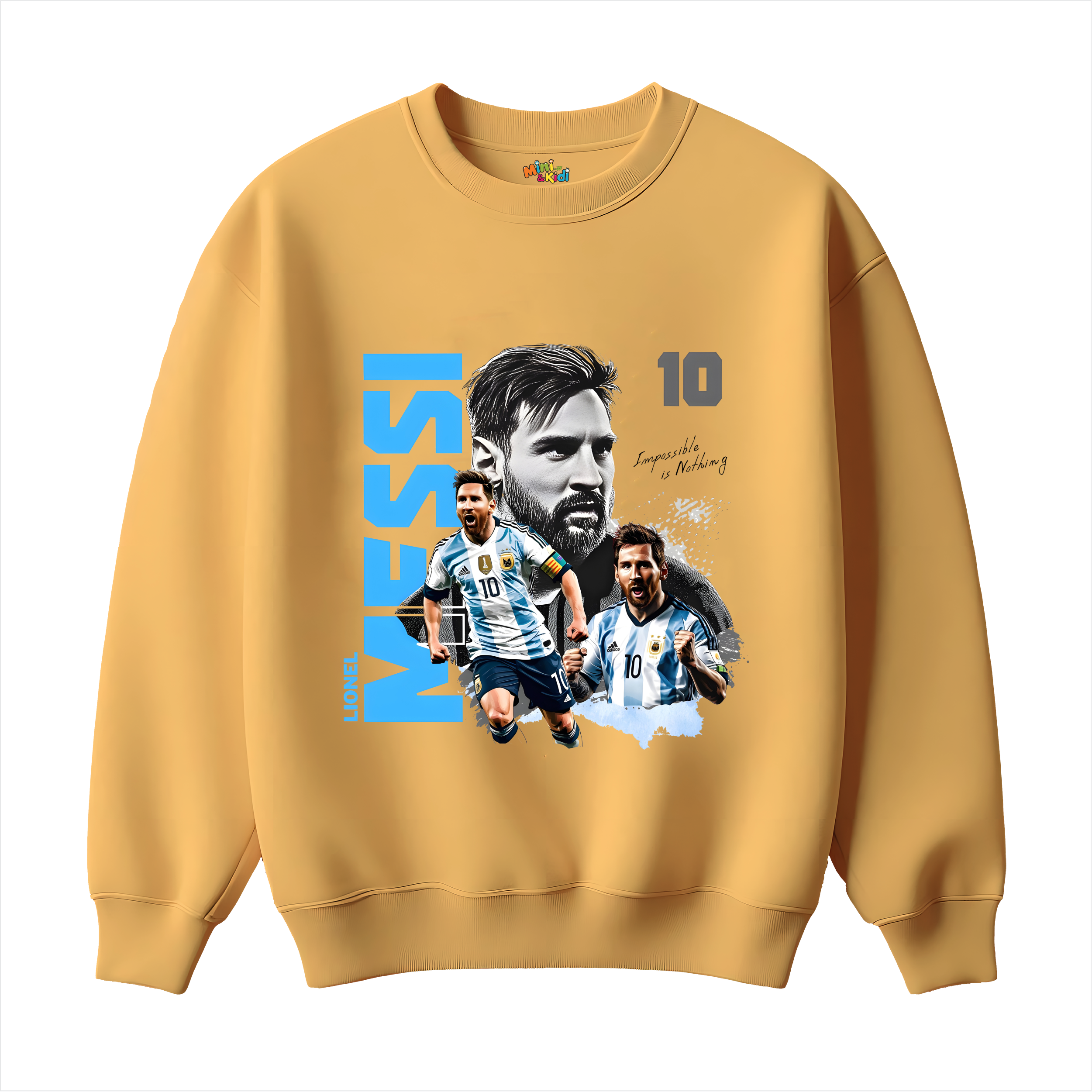 messi 10 poster sweatshirt