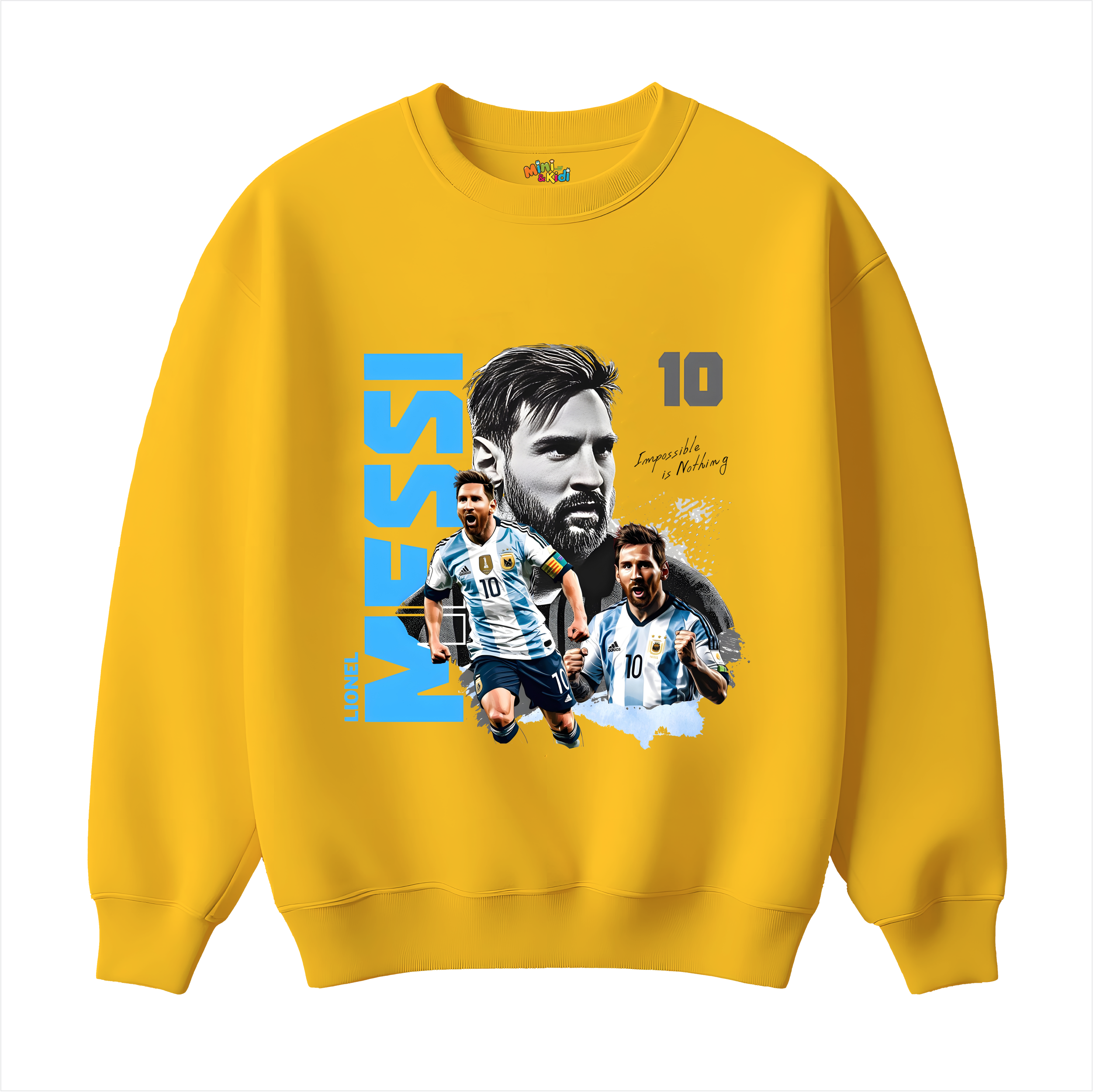 messi 10 poster sweatshirt