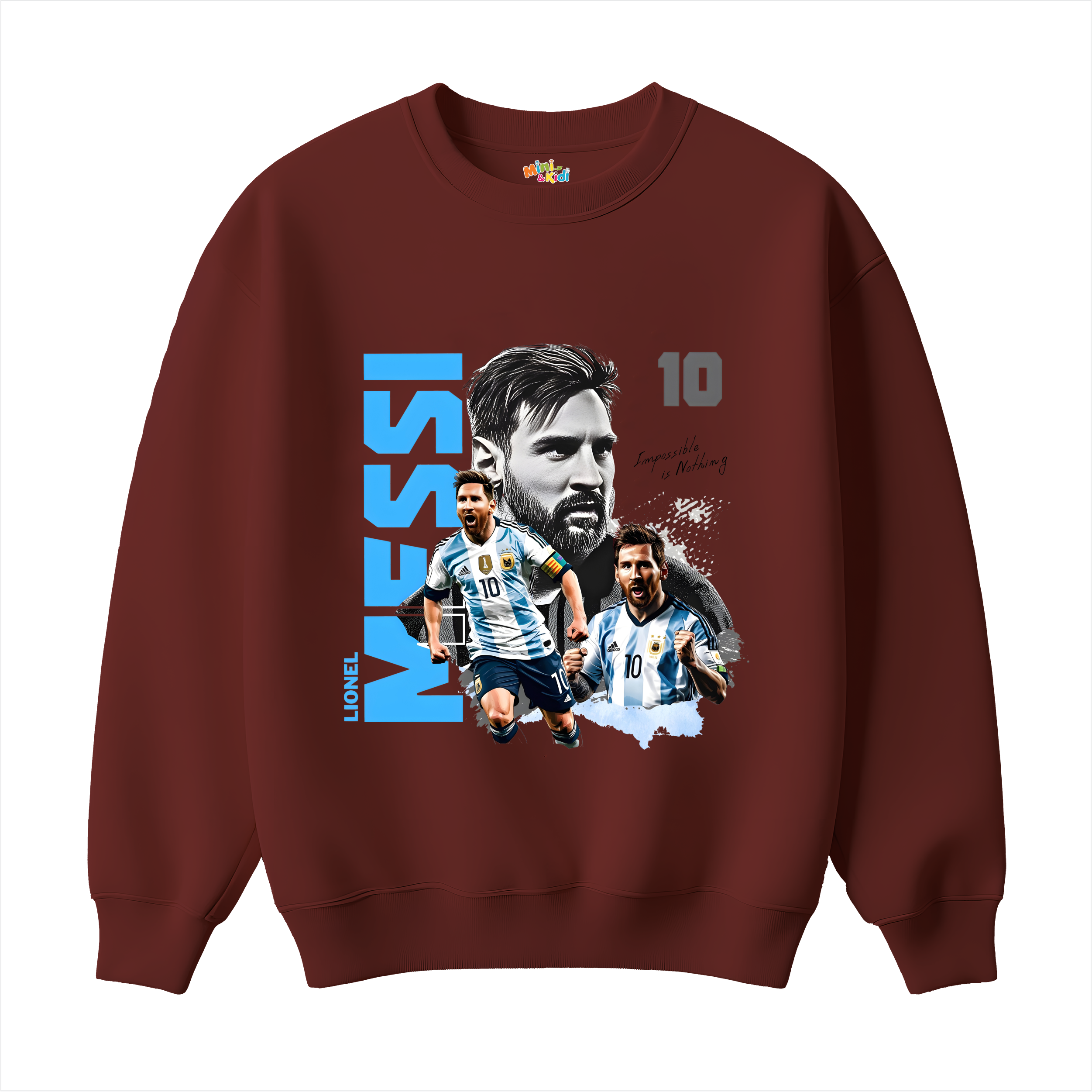 messi 10 poster sweatshirt