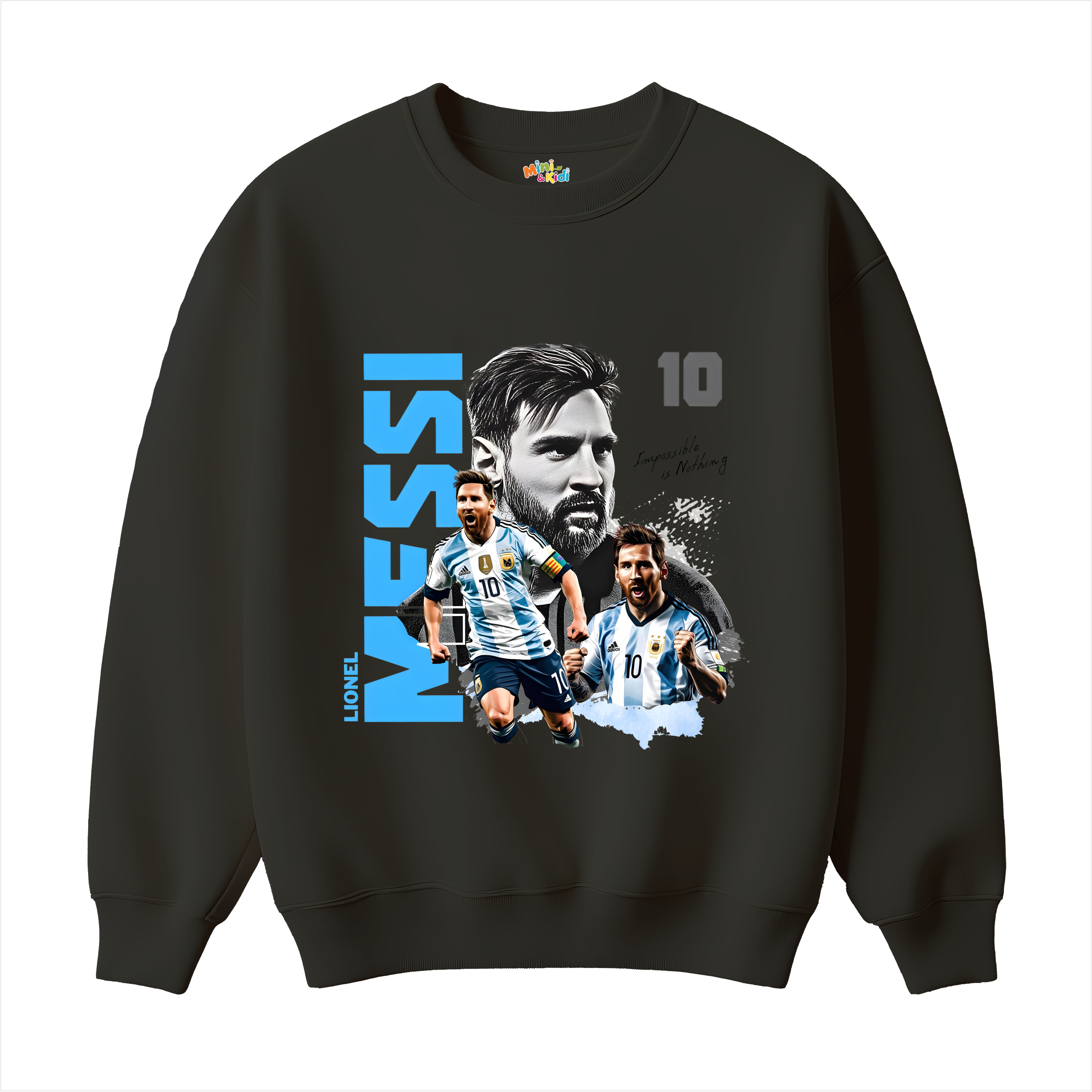 messi 10 poster sweatshirt