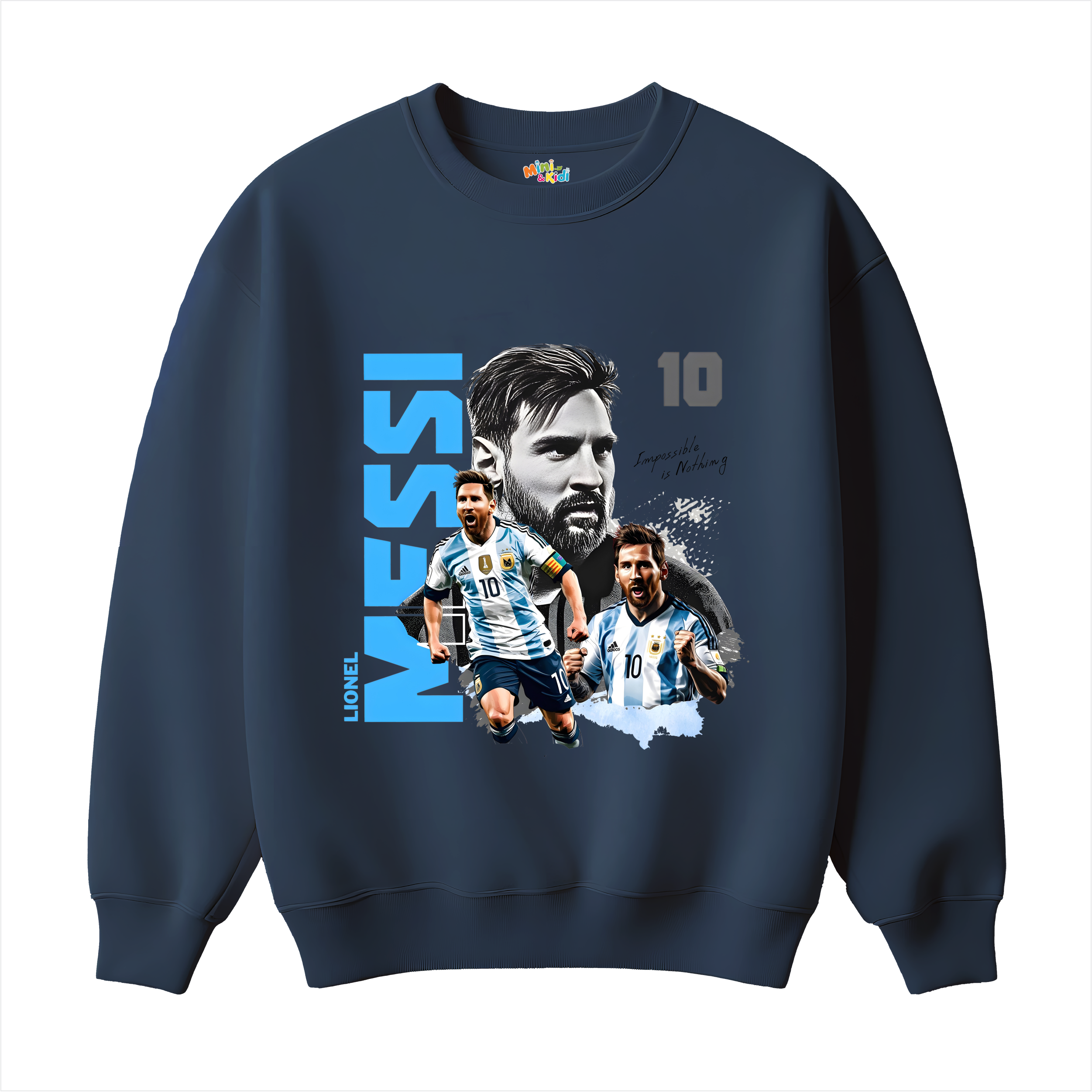 messi 10 poster sweatshirt
