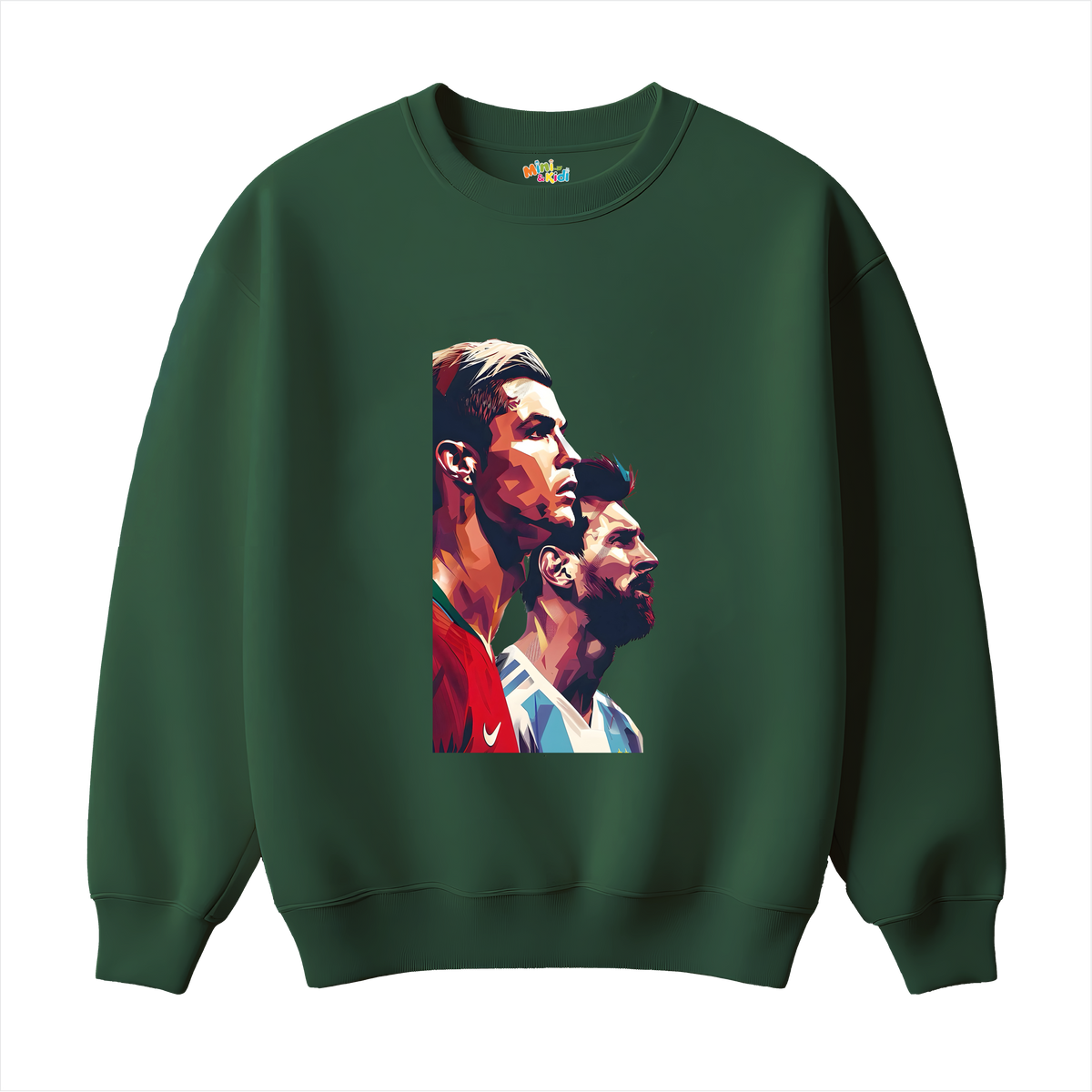 ronaldo and messi - Goat sweatshirt