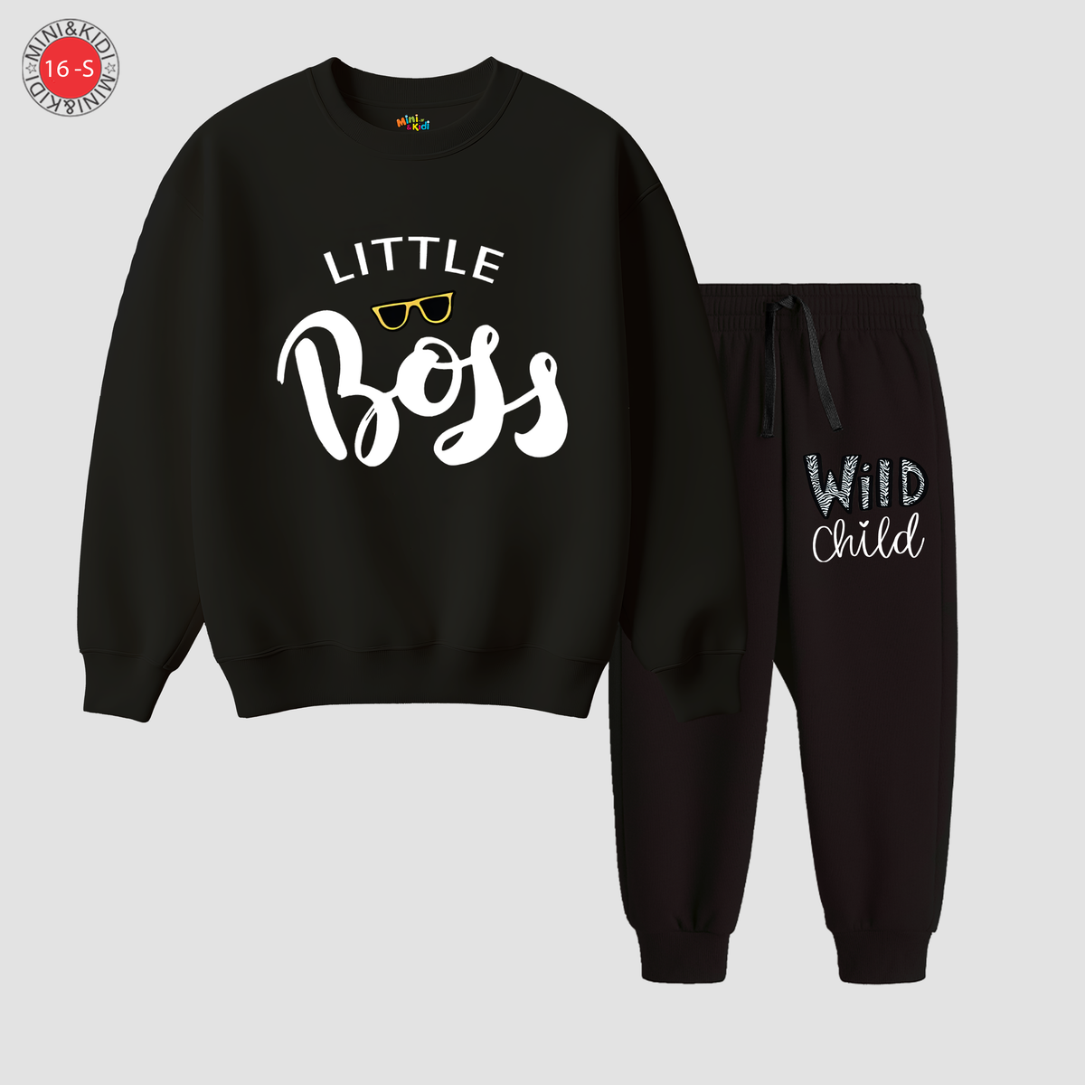little boss & wild child Tracksuit
