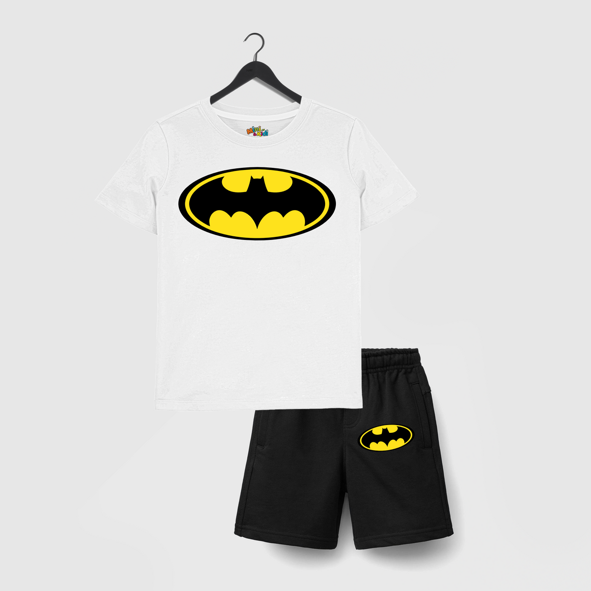Batman Logo Kids' T-Shirt and Shorts Set