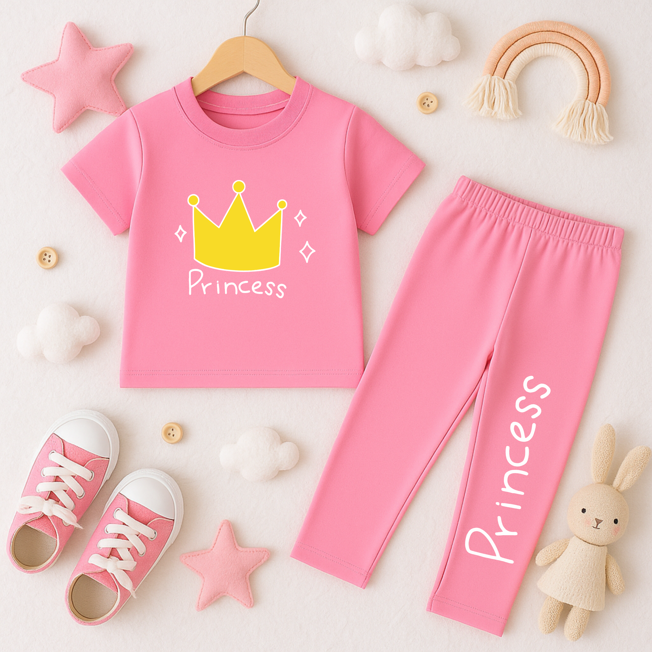 Princess Crown Trouser Set