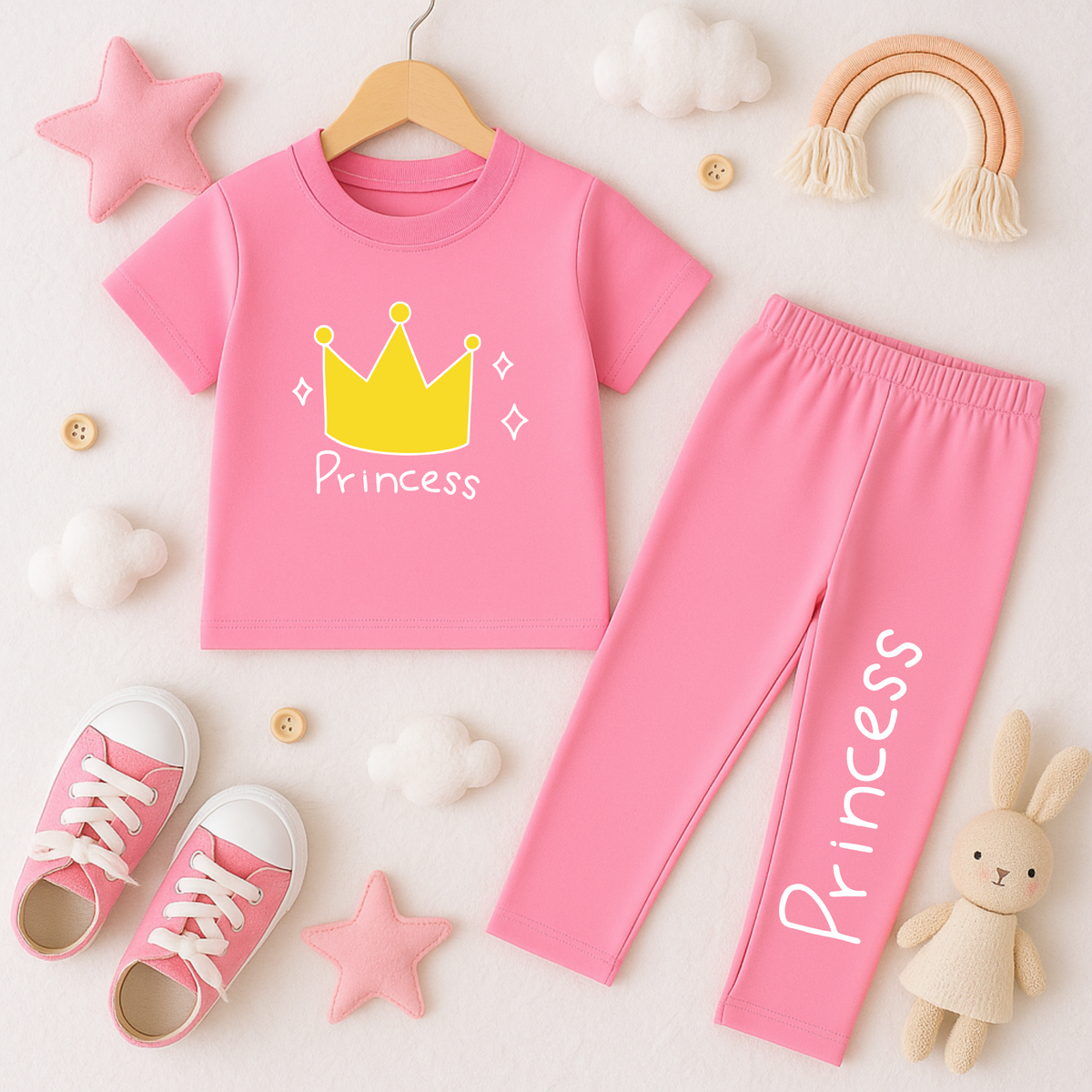 Princess Crown Trouser Set