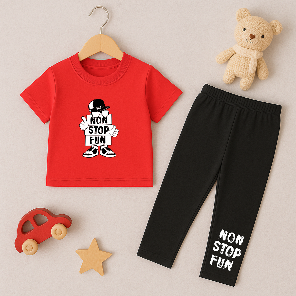 Non Stop Fun Trouser Set