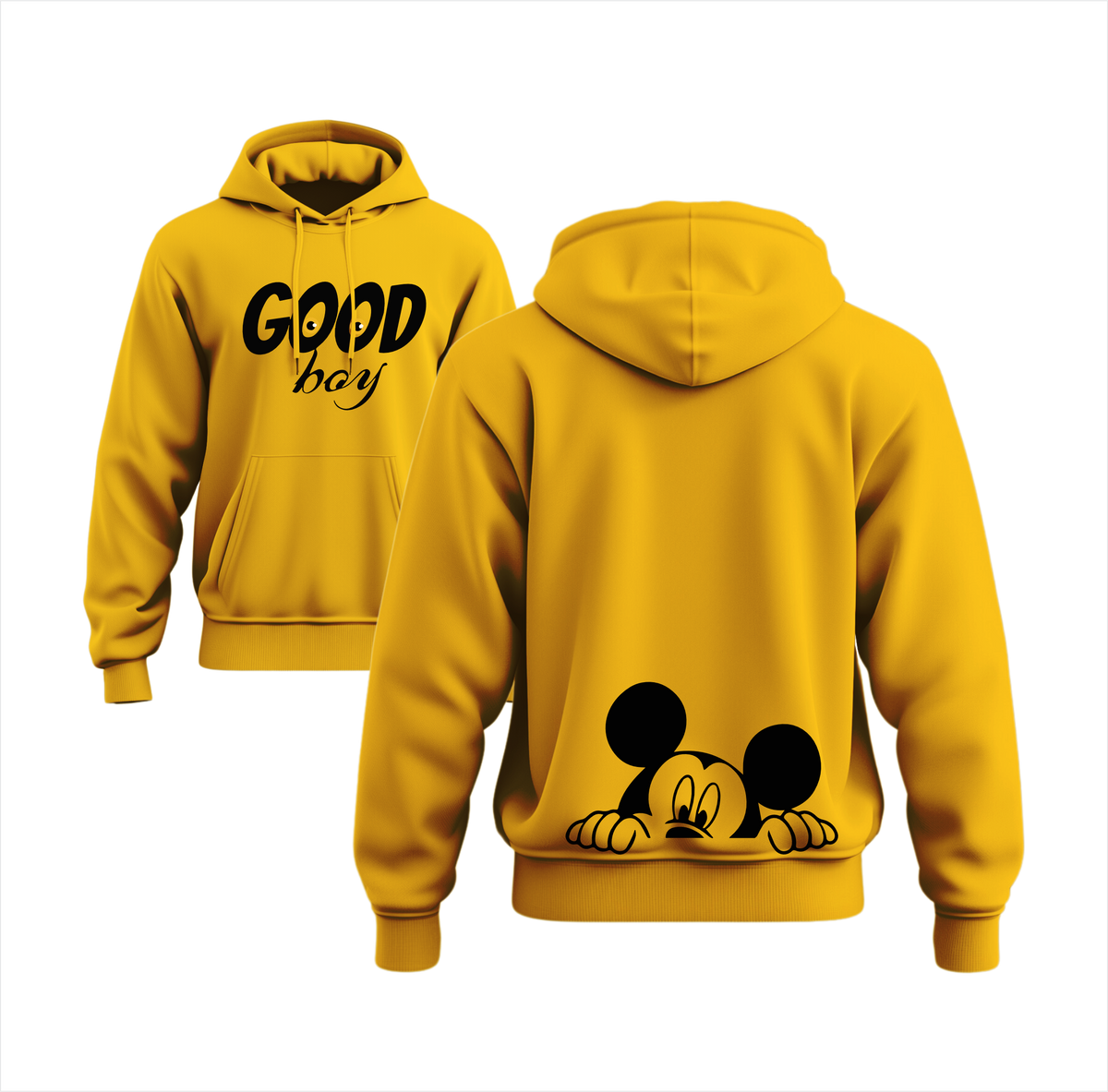 good boy mickey mouse hoodie