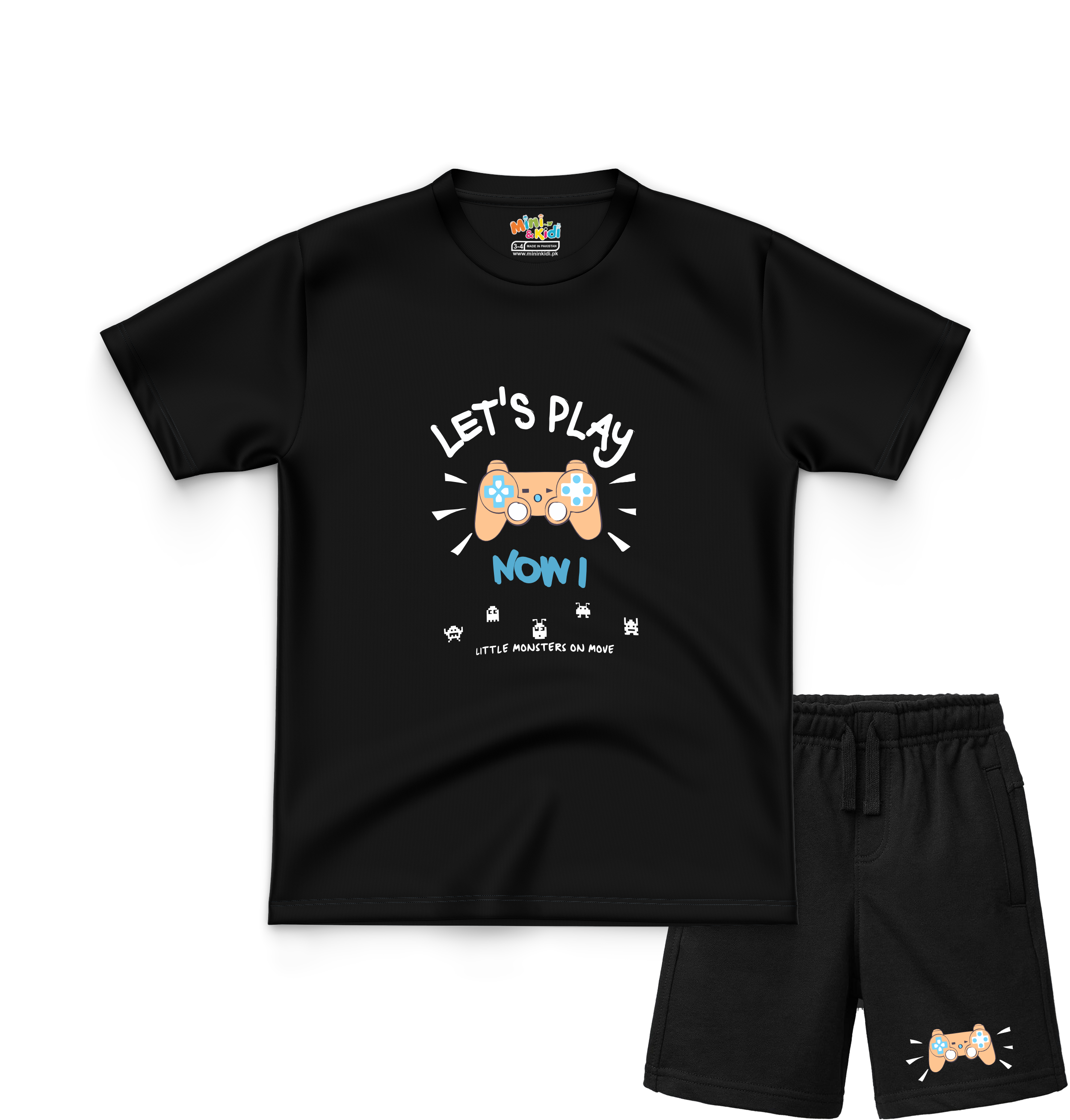 Lets Play Now T-Shirt and Shorts Set