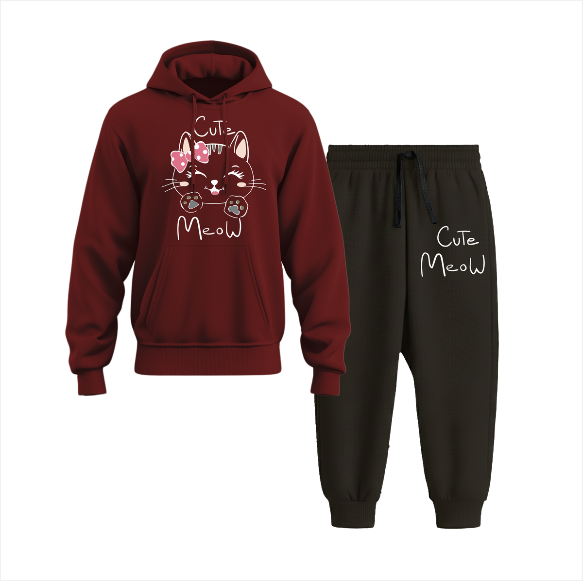 Cute Cat Meow Tracksuit