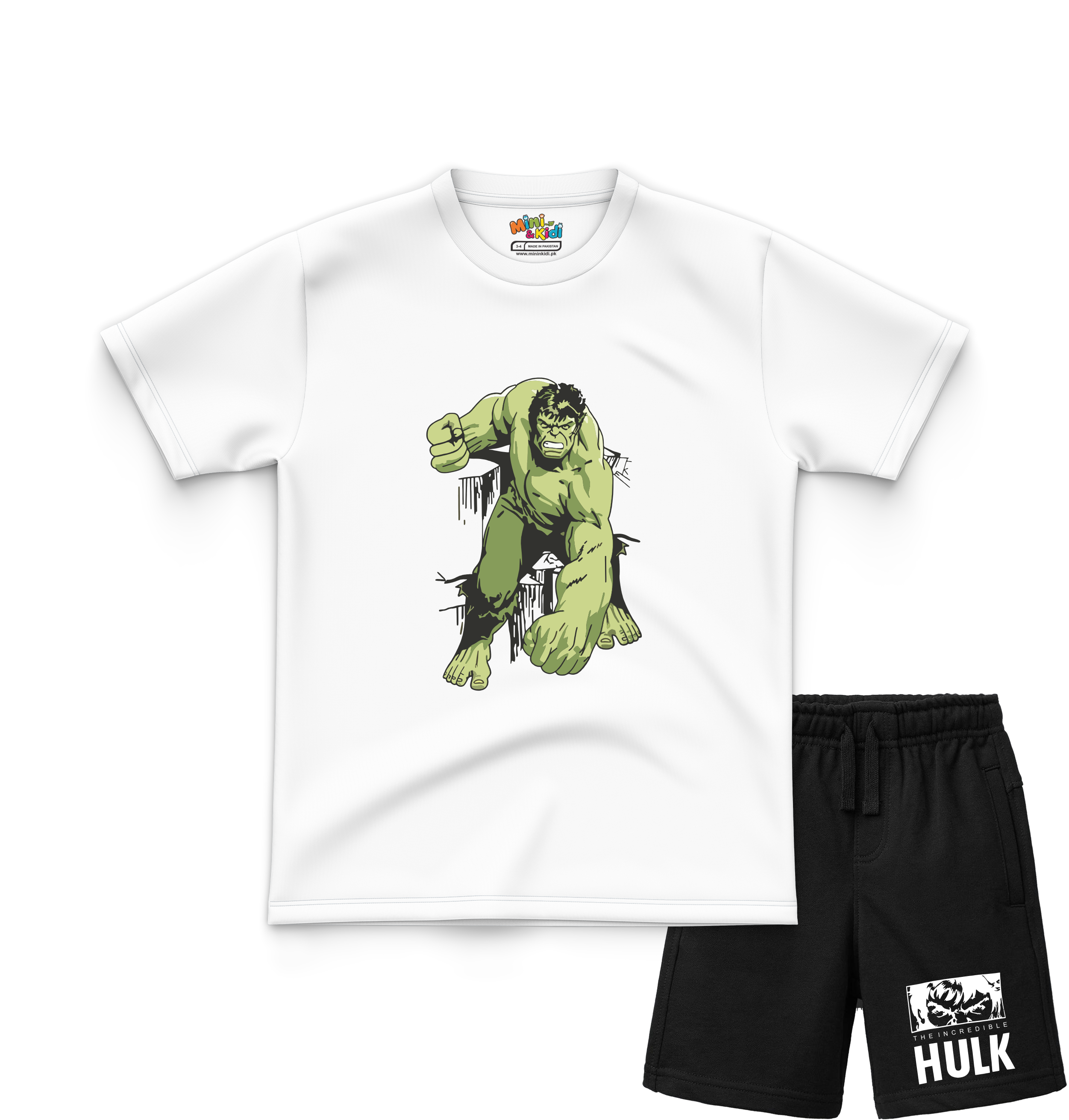 Incredible Hulk T-Shirt and Shorts Set
