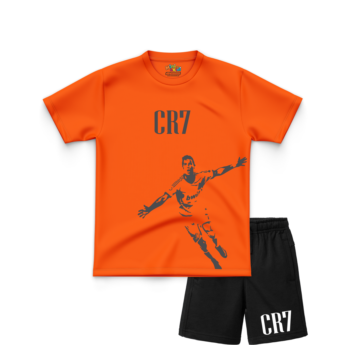 CR7 Illustration Kids T-Shirt and Shorts Set