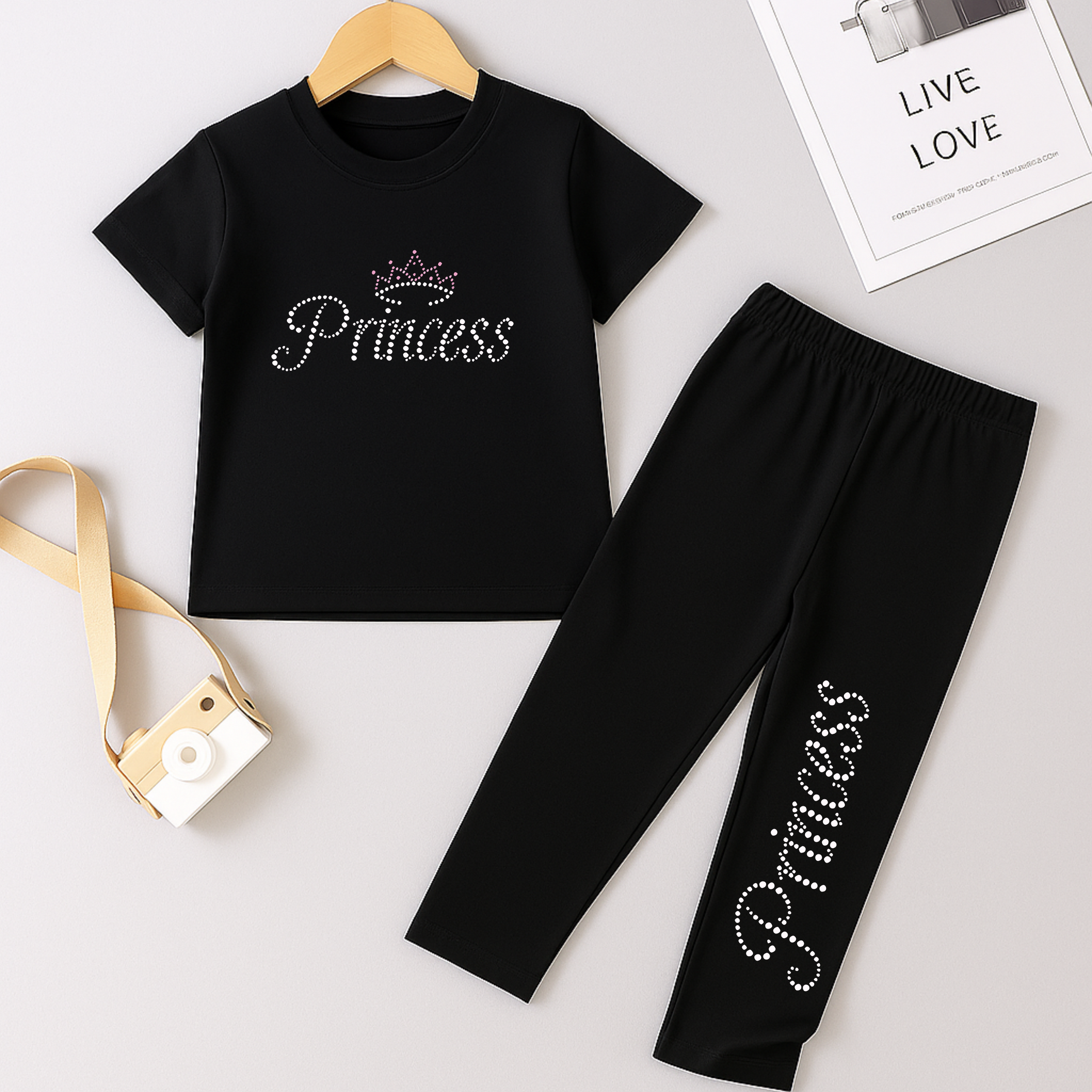 Princess Pearls Trouser Set