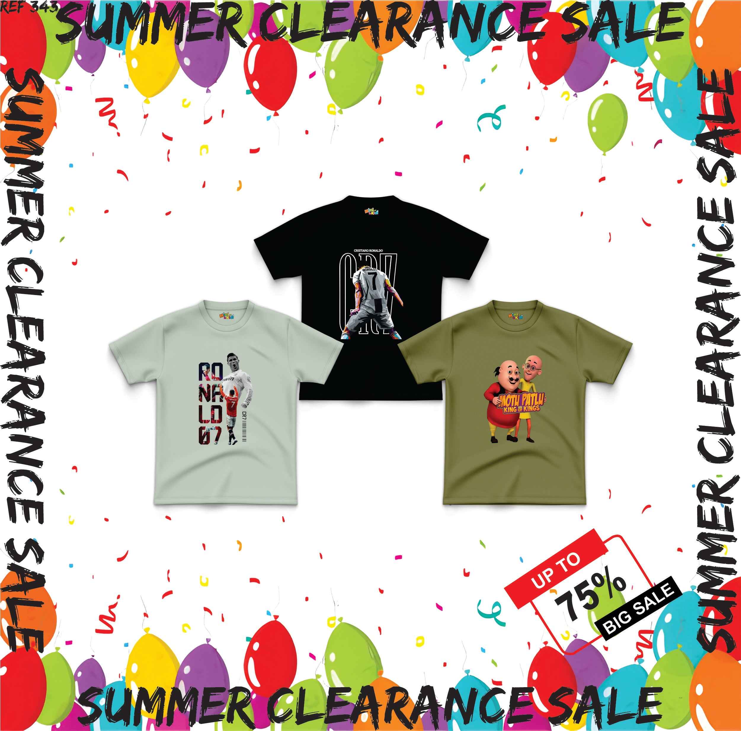 Sale - Pack of 3 Shirts (3-4 Years)