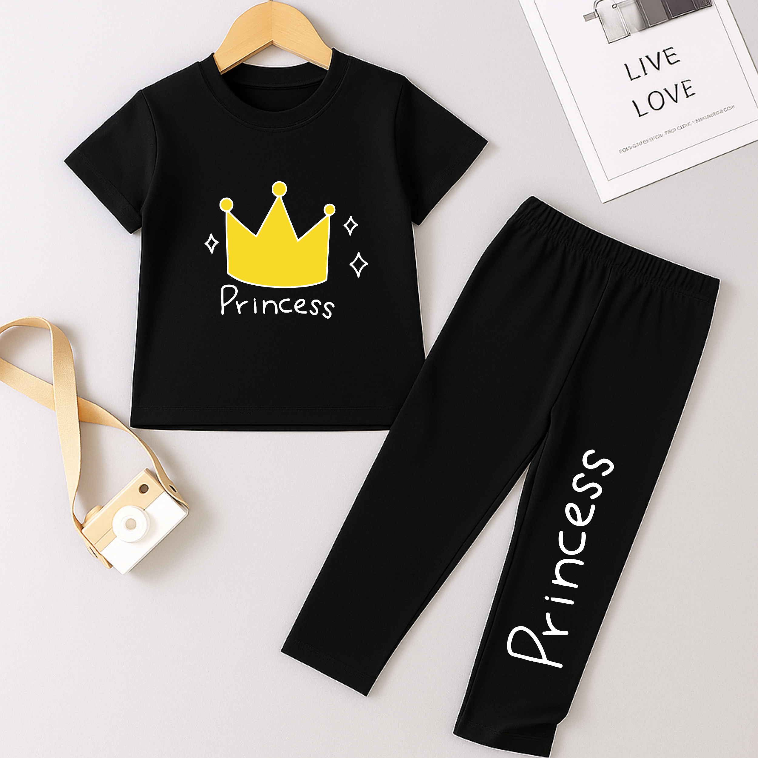 Princess Crown Trouser Set
