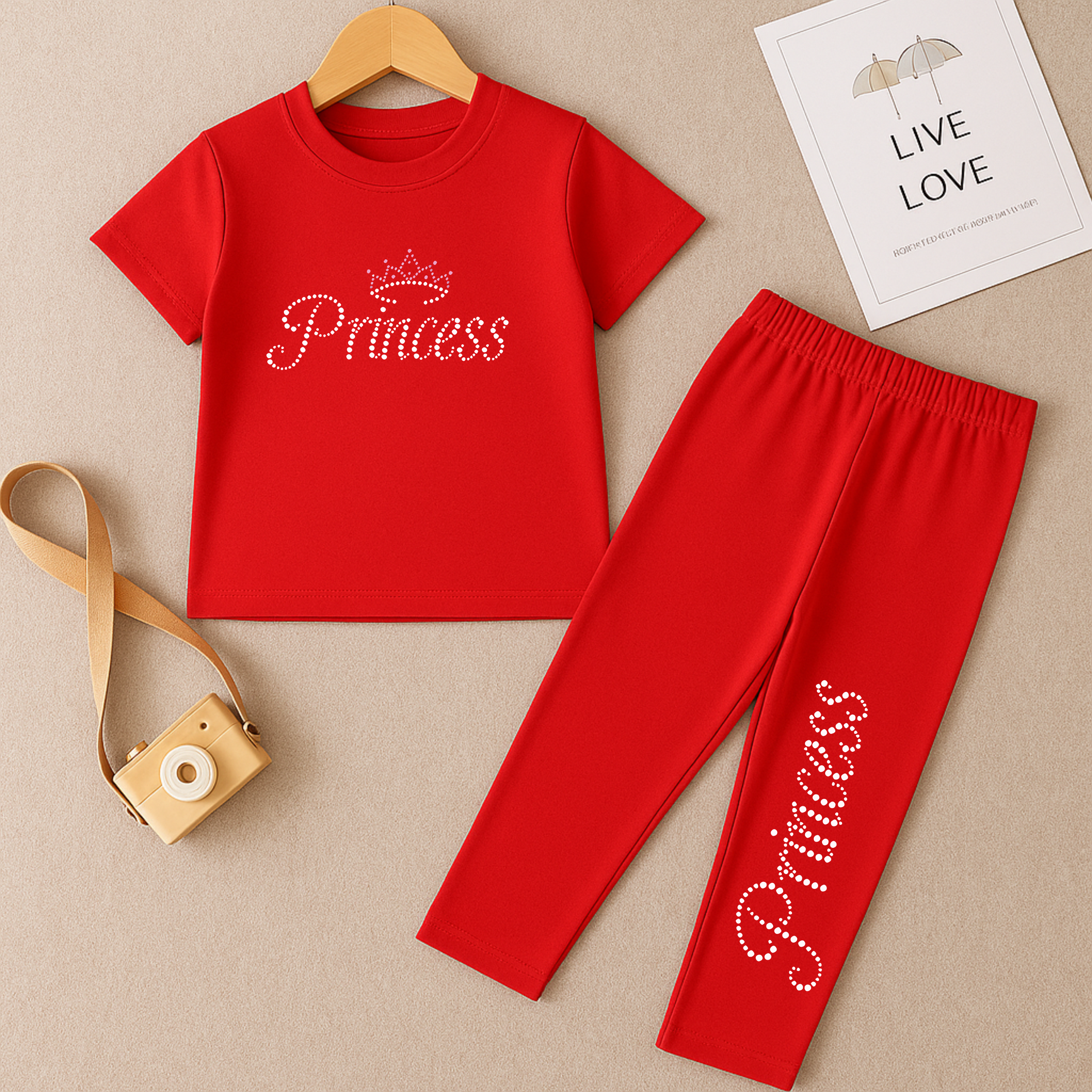 Princess Pearls Trouser Set