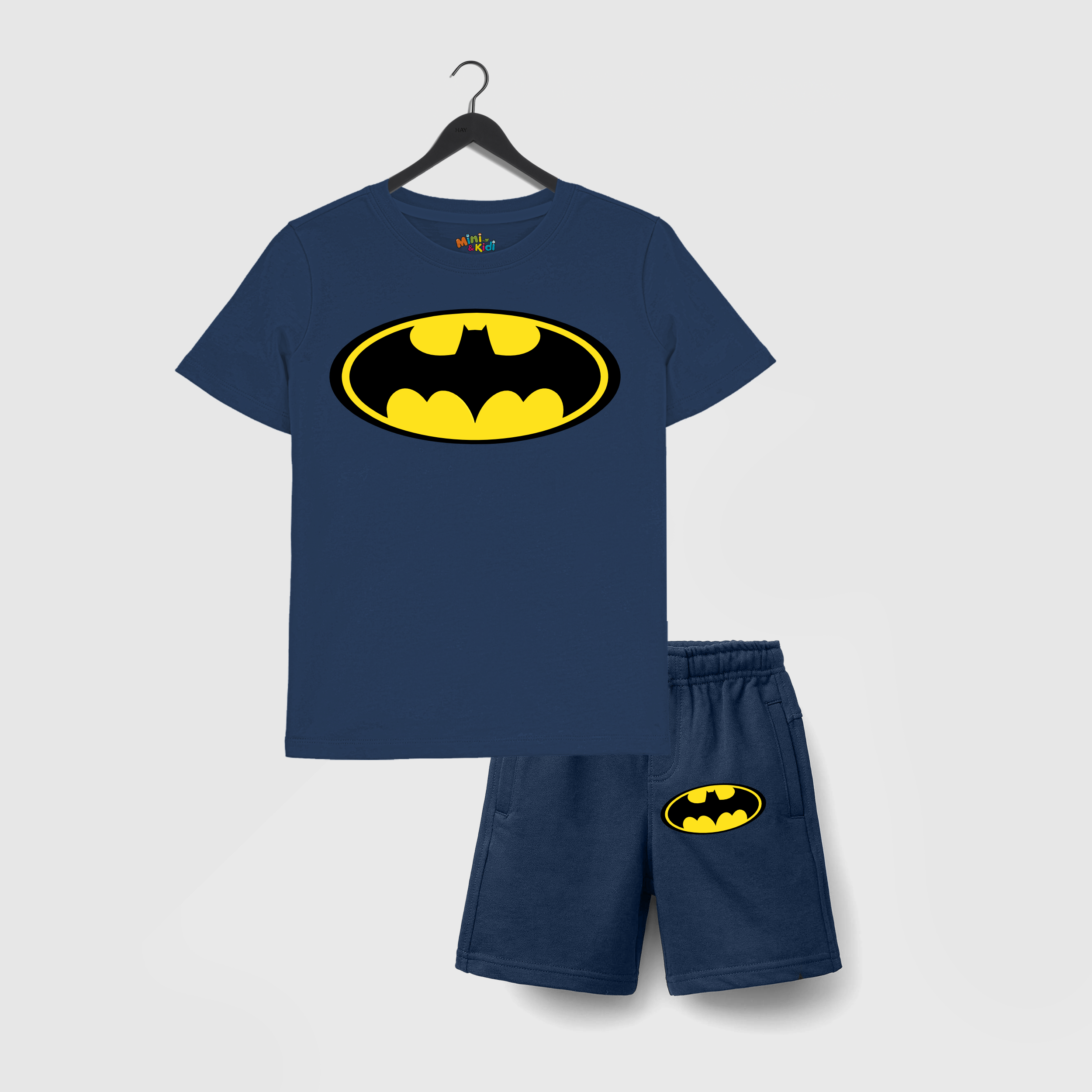 Batman Logo Kids' T-Shirt and Shorts Set