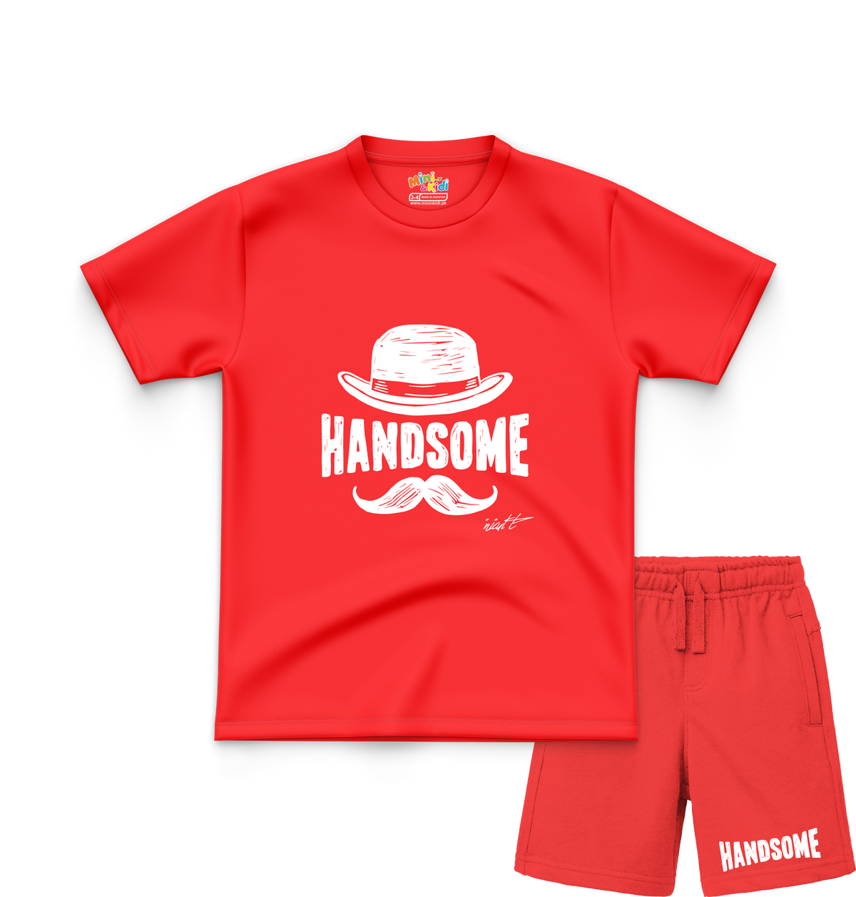 Handsome T-Shirt and Shorts Set
