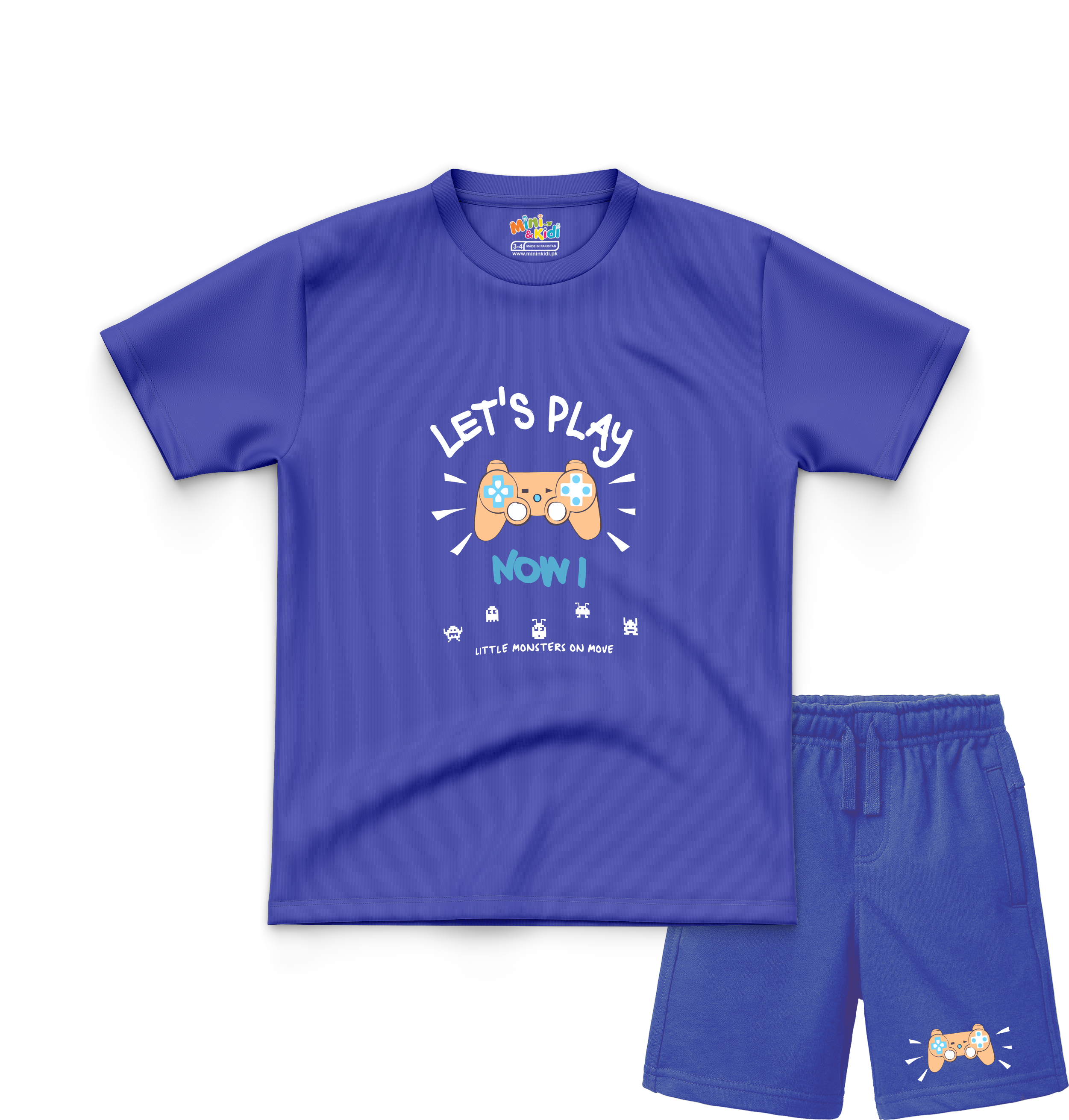 Lets Play Now T-Shirt and Shorts Set