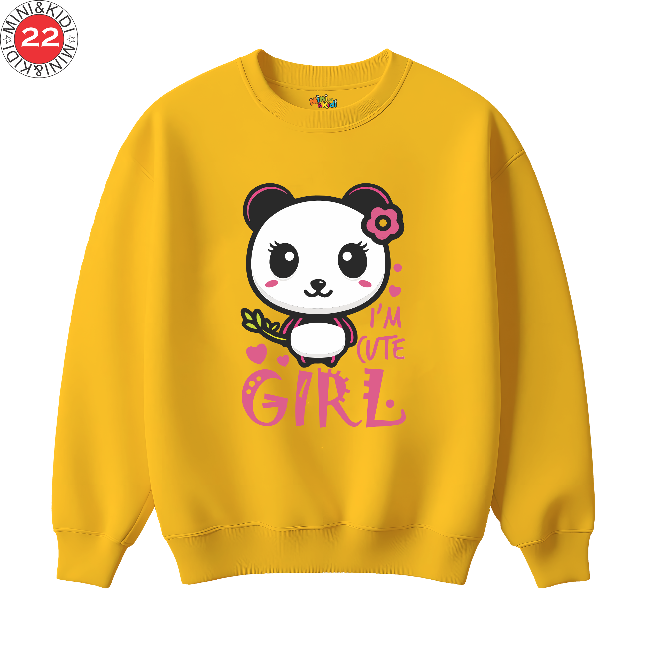 i'm cute panda girl sweatshirt