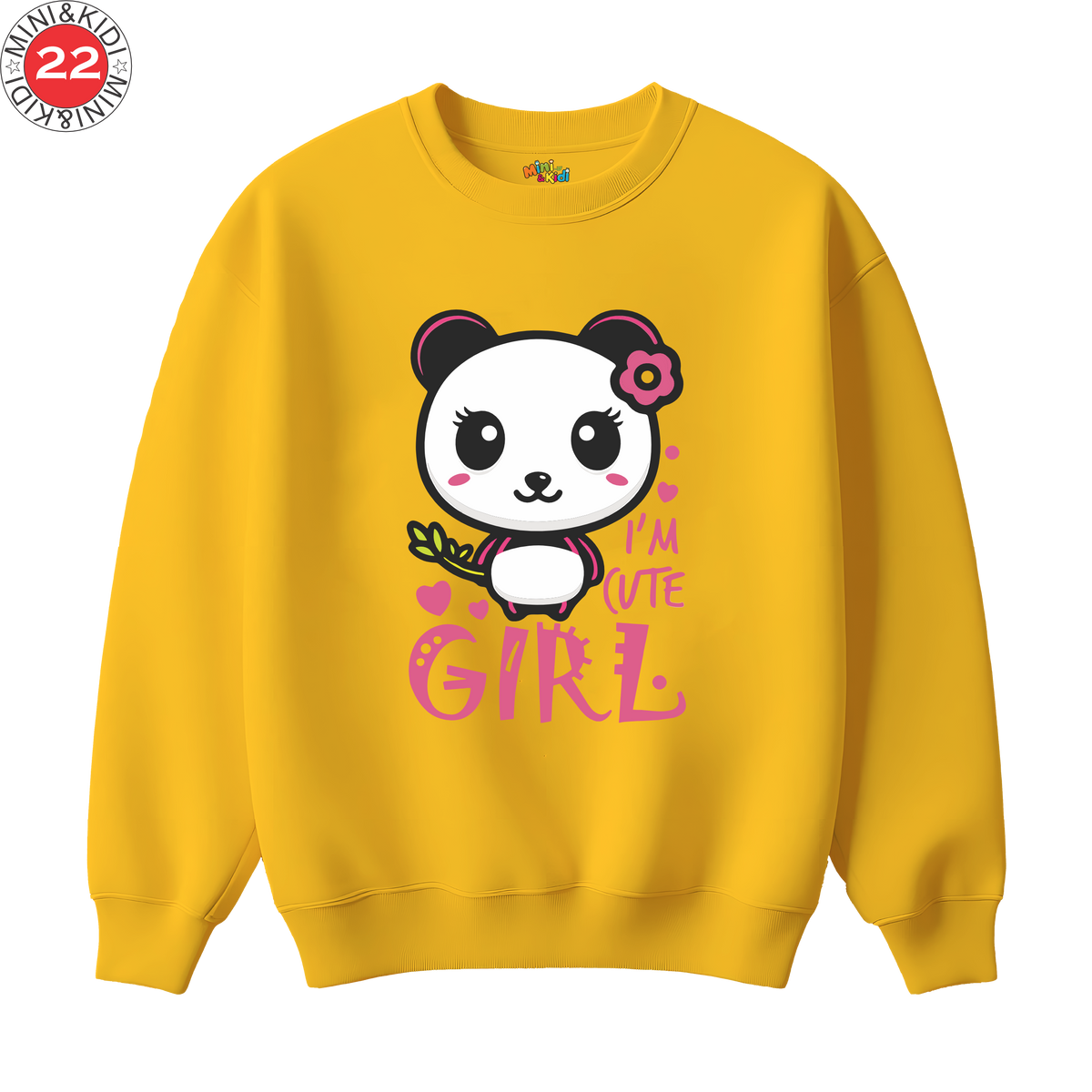 i'm cute panda girl sweatshirt