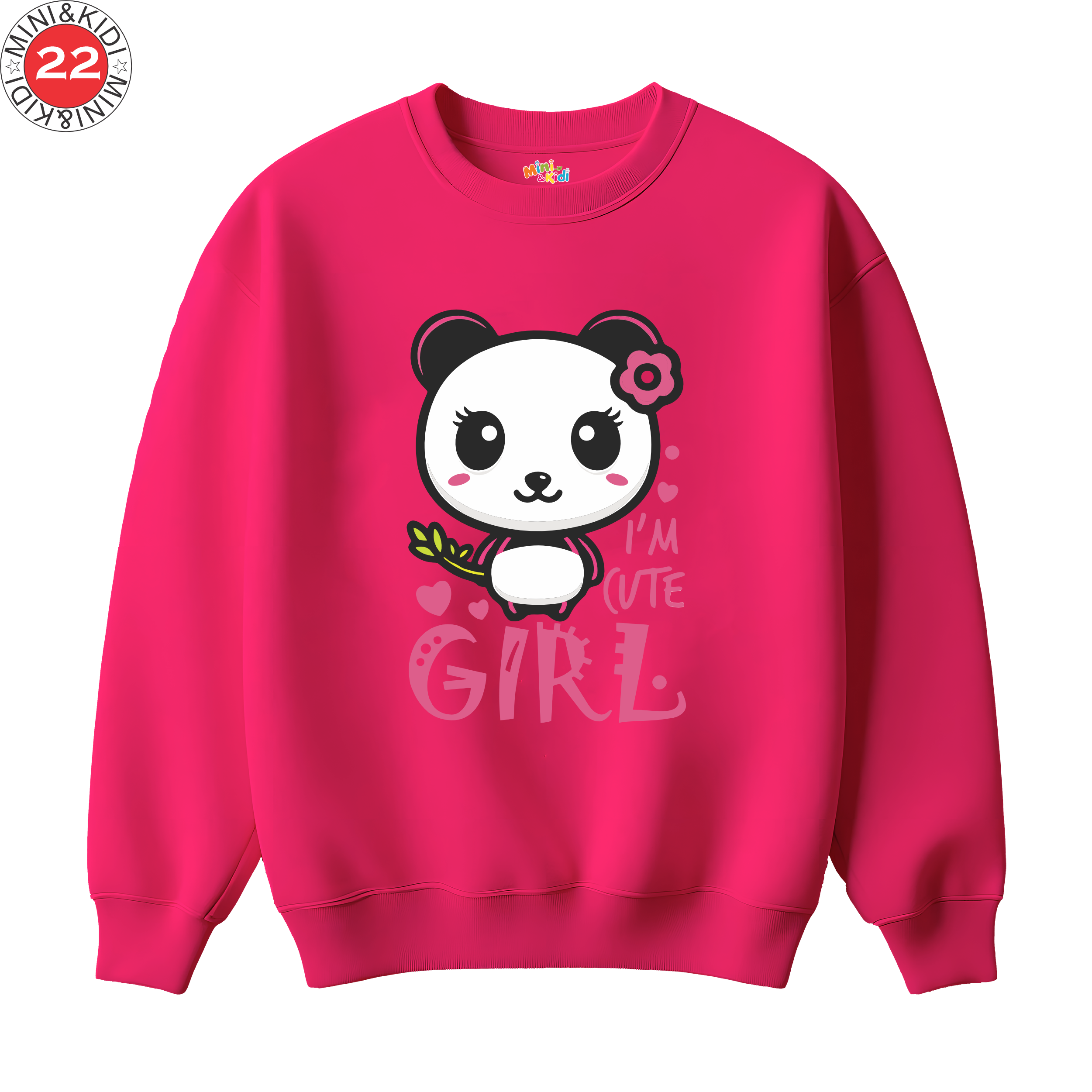i'm cute panda girl sweatshirt
