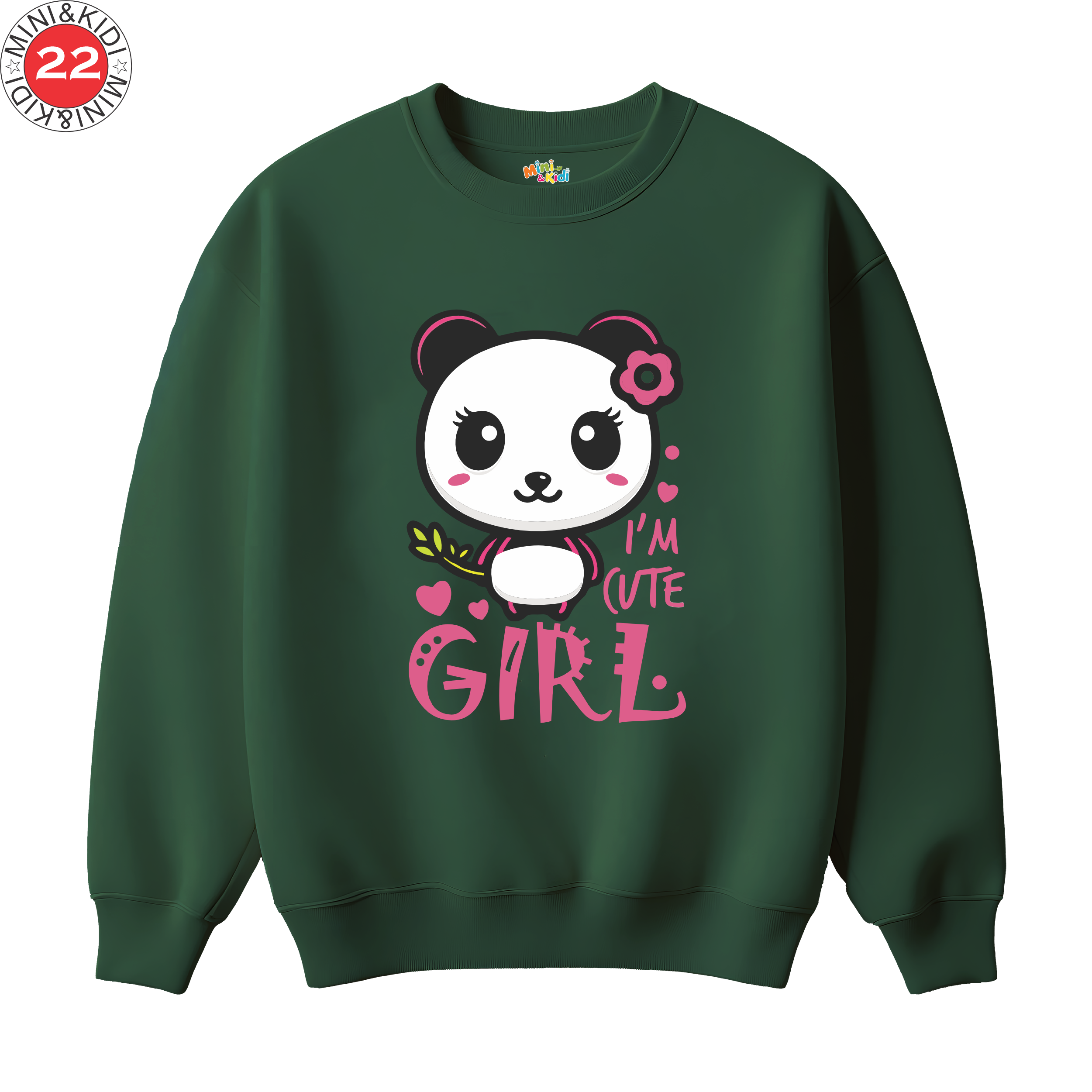 i'm cute panda girl sweatshirt