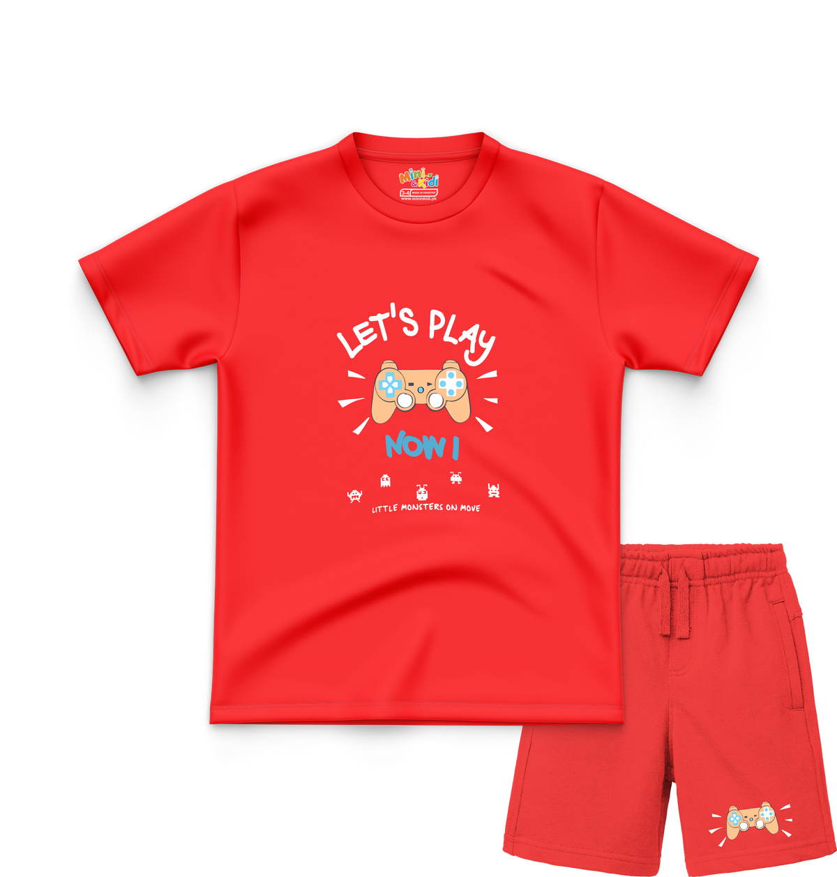 Lets Play Now T-Shirt and Shorts Set