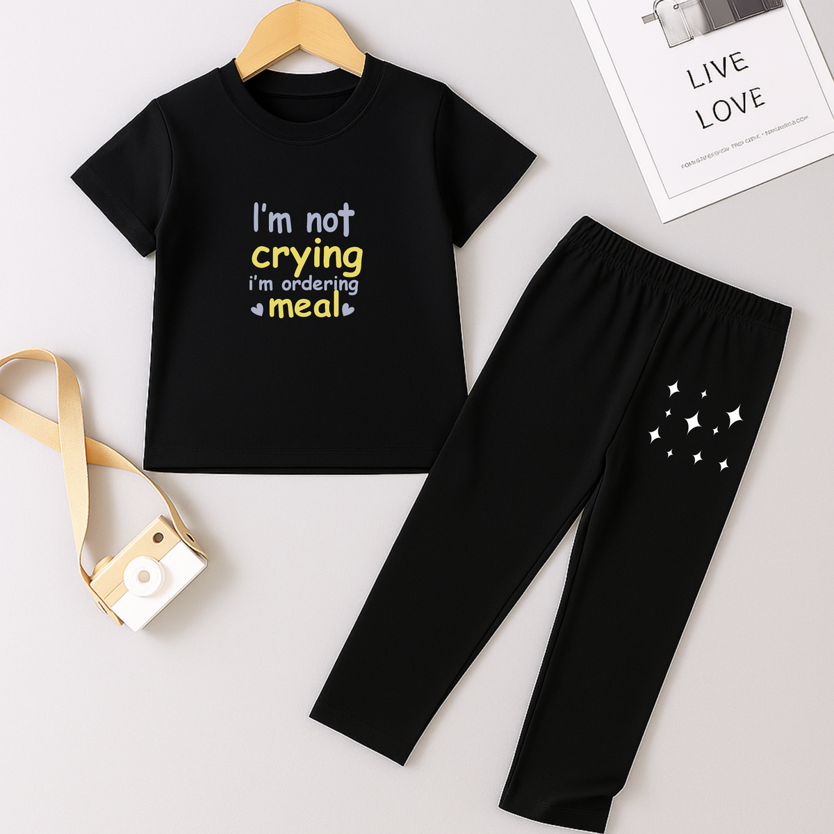 I'm Not Crying Trouser Set