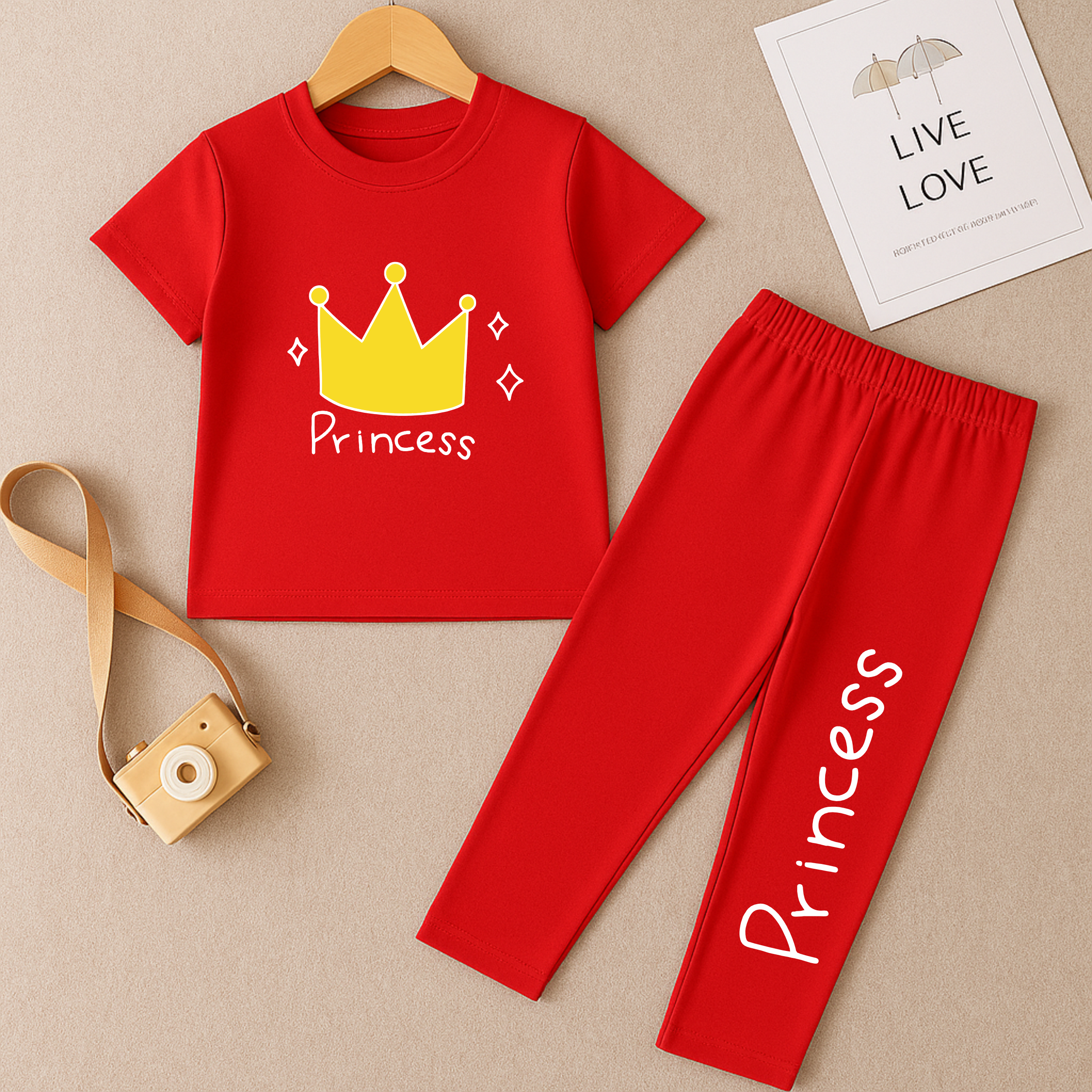 Princess Crown Trouser Set