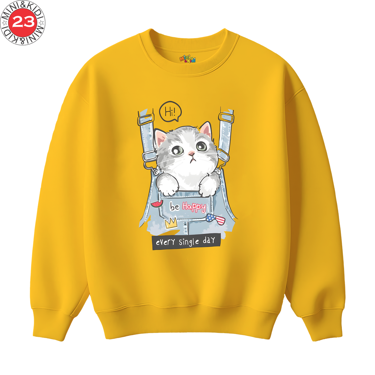 Cat in Pocket Tee sweatshirt