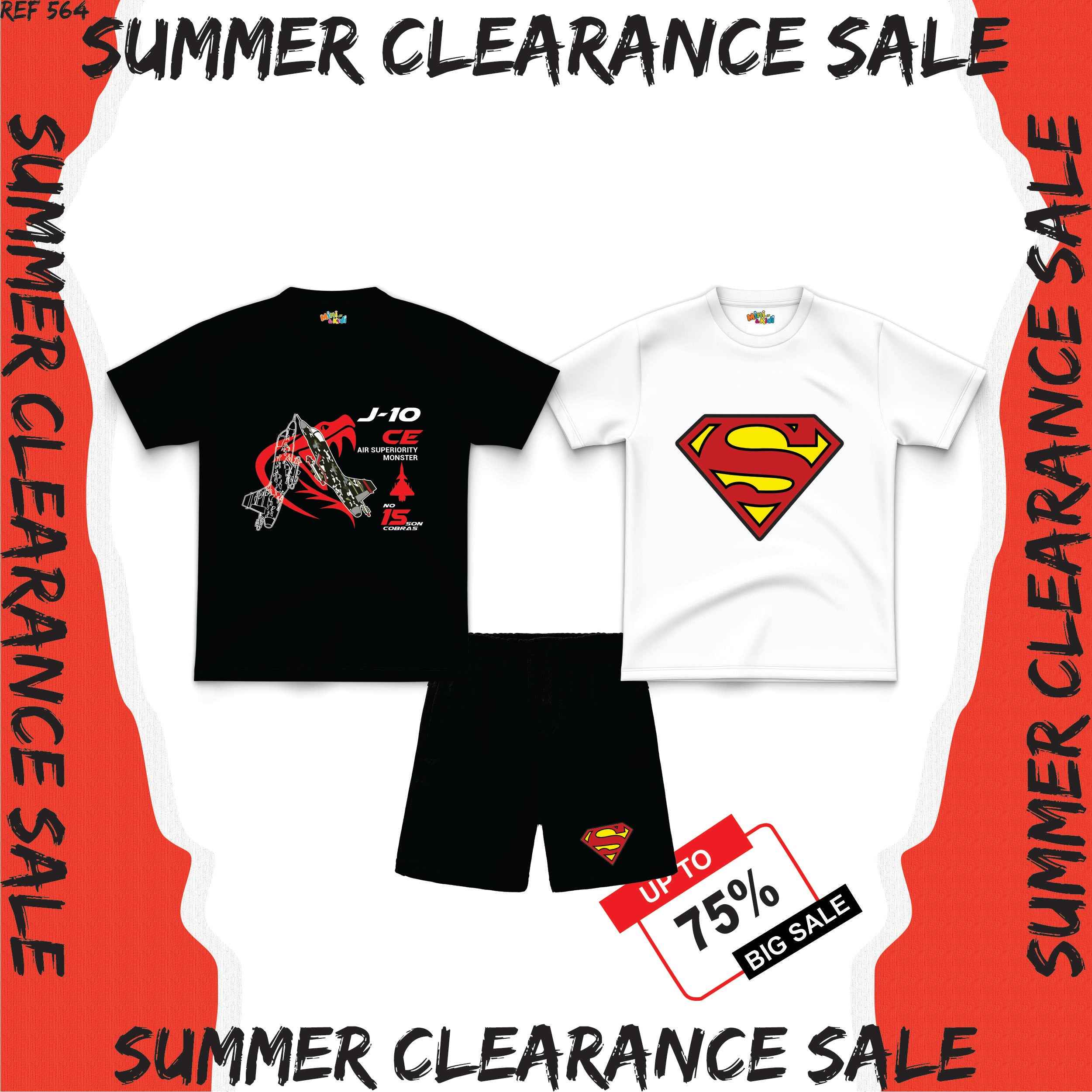 Sale - Combo of 2 Shirts & Short (5-6 Years)