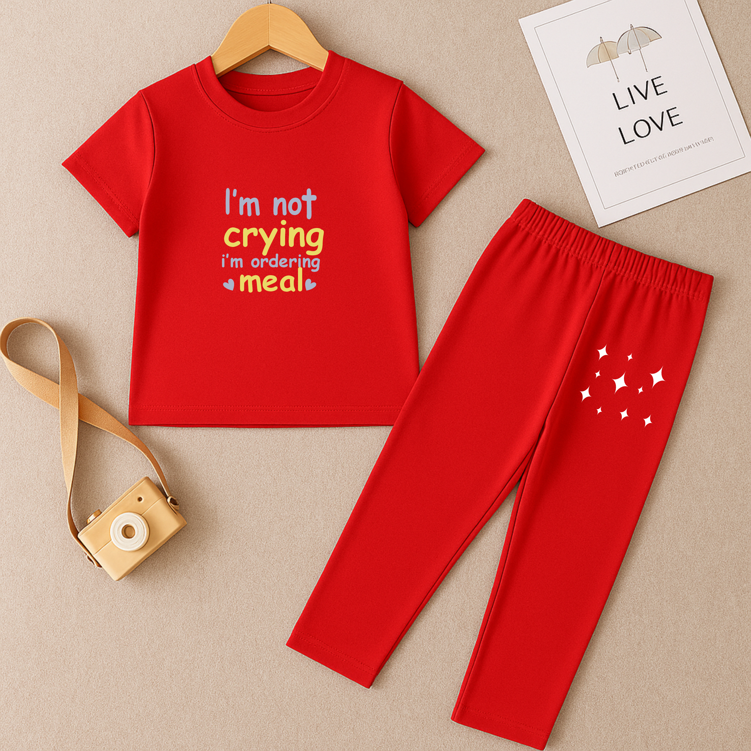 I'm Not Crying Trouser Set