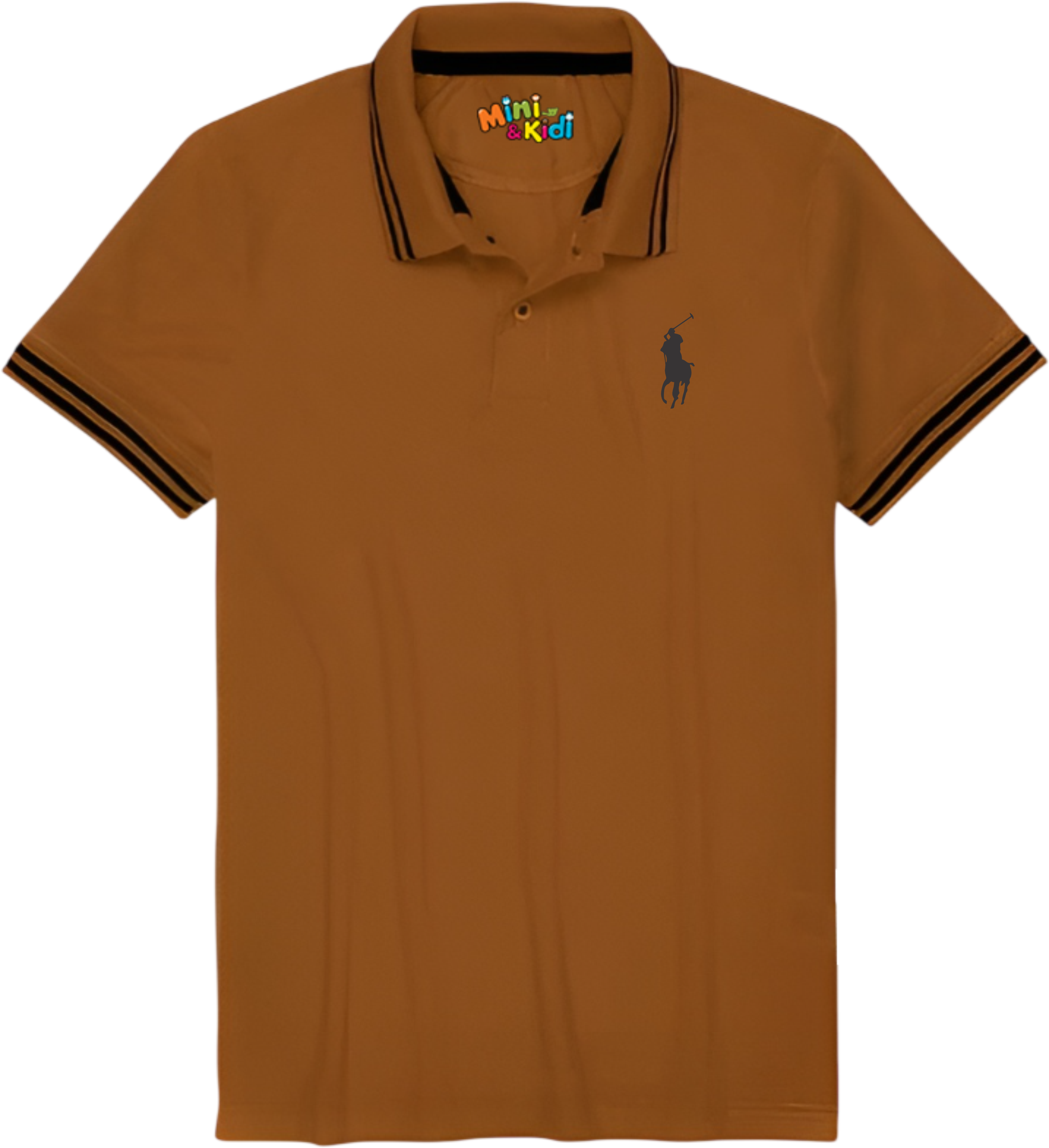 POLO-T SHIRT BROWN