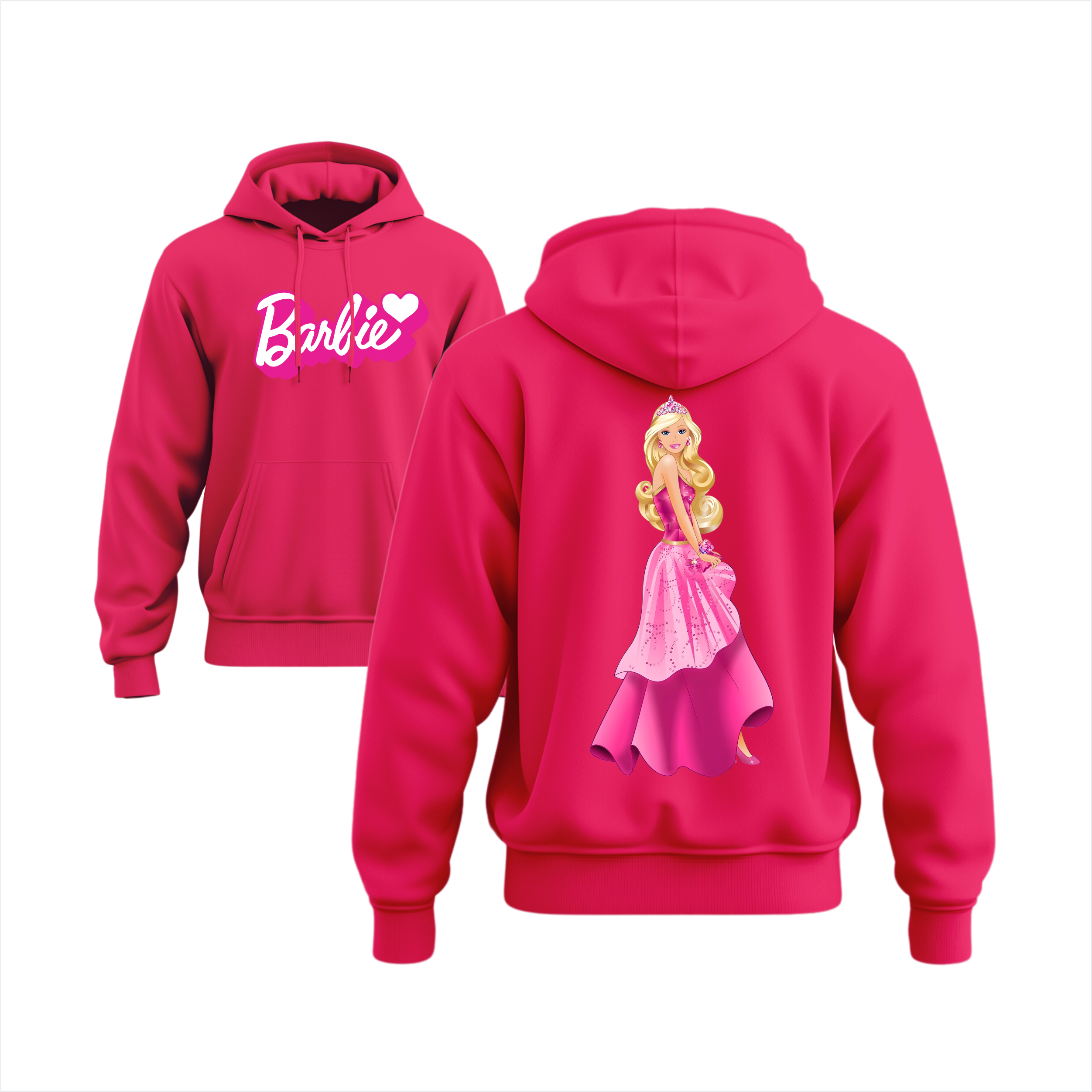 cute Barbie hoodie (Copy)