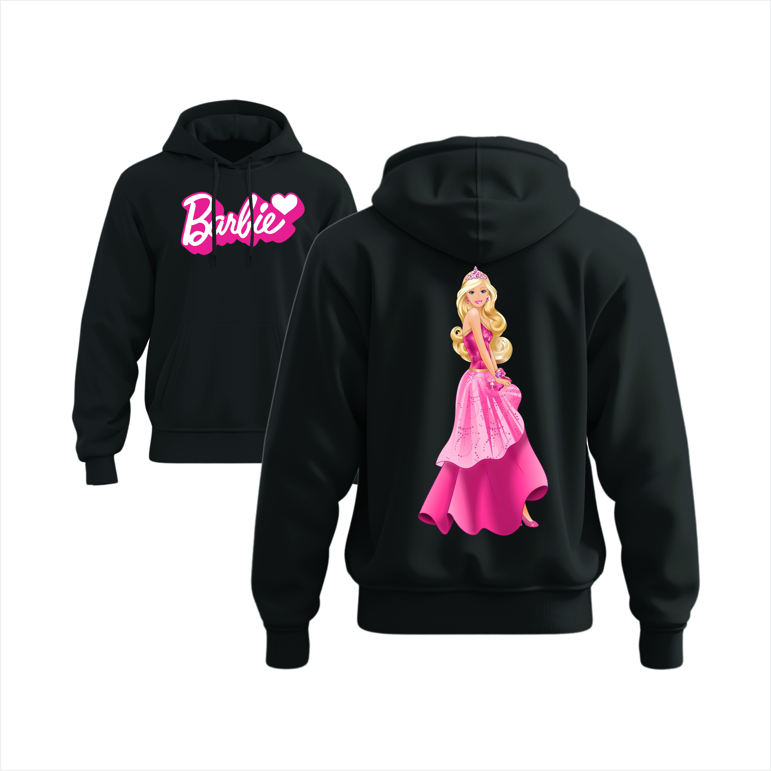 cute Barbie hoodie (Copy)