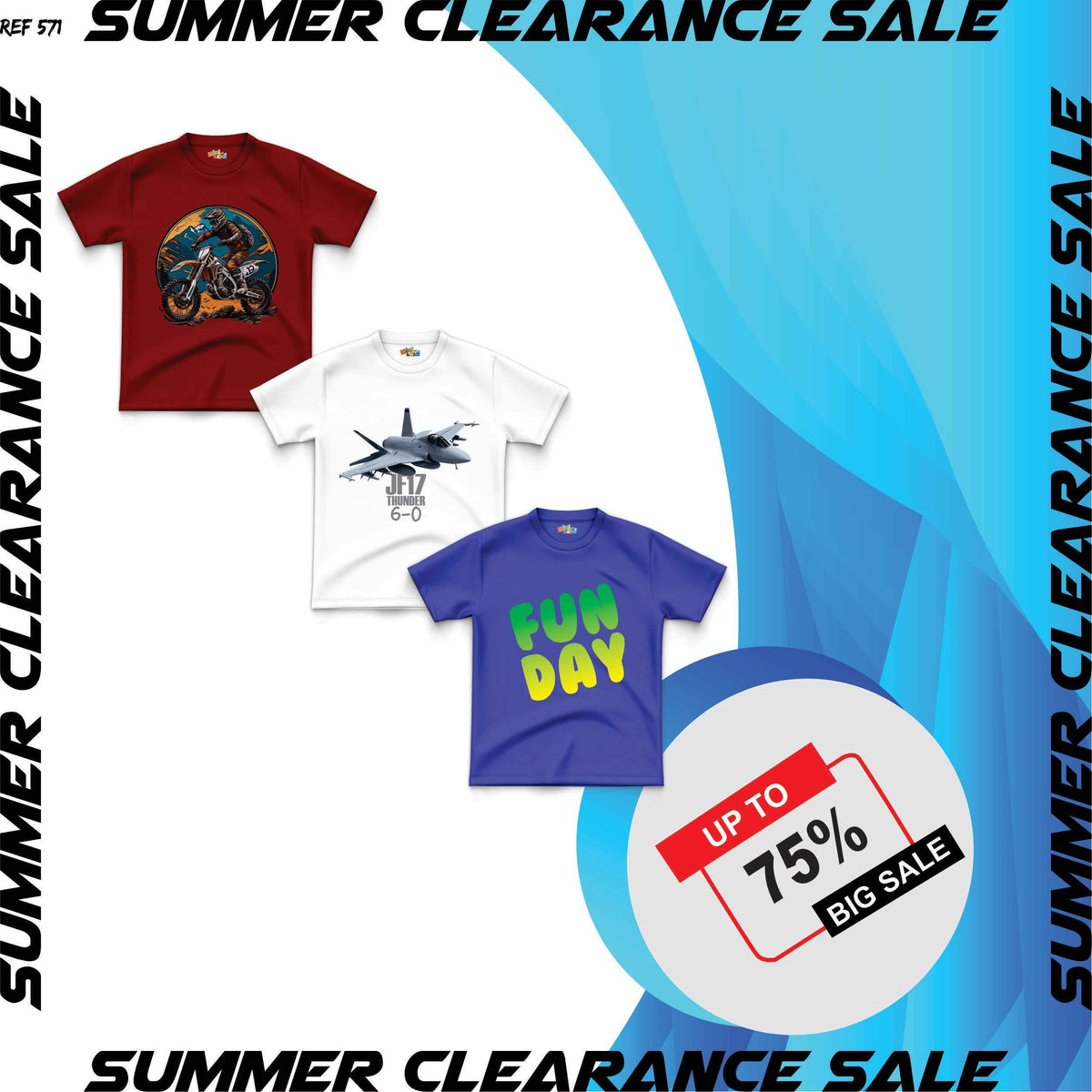 Pack of 3 shirts( 7-8 years)