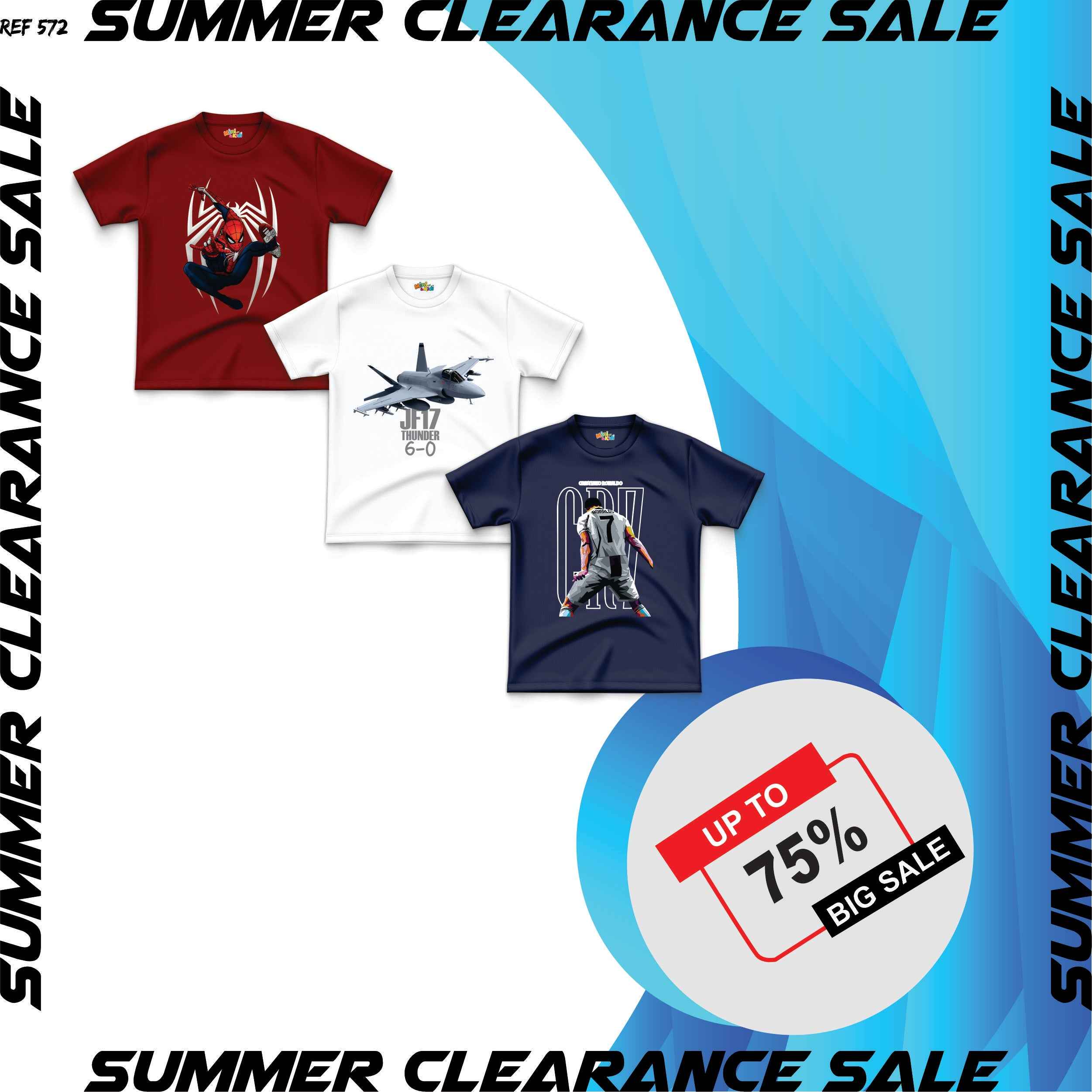Pack of 3 shirts (7-8 years)