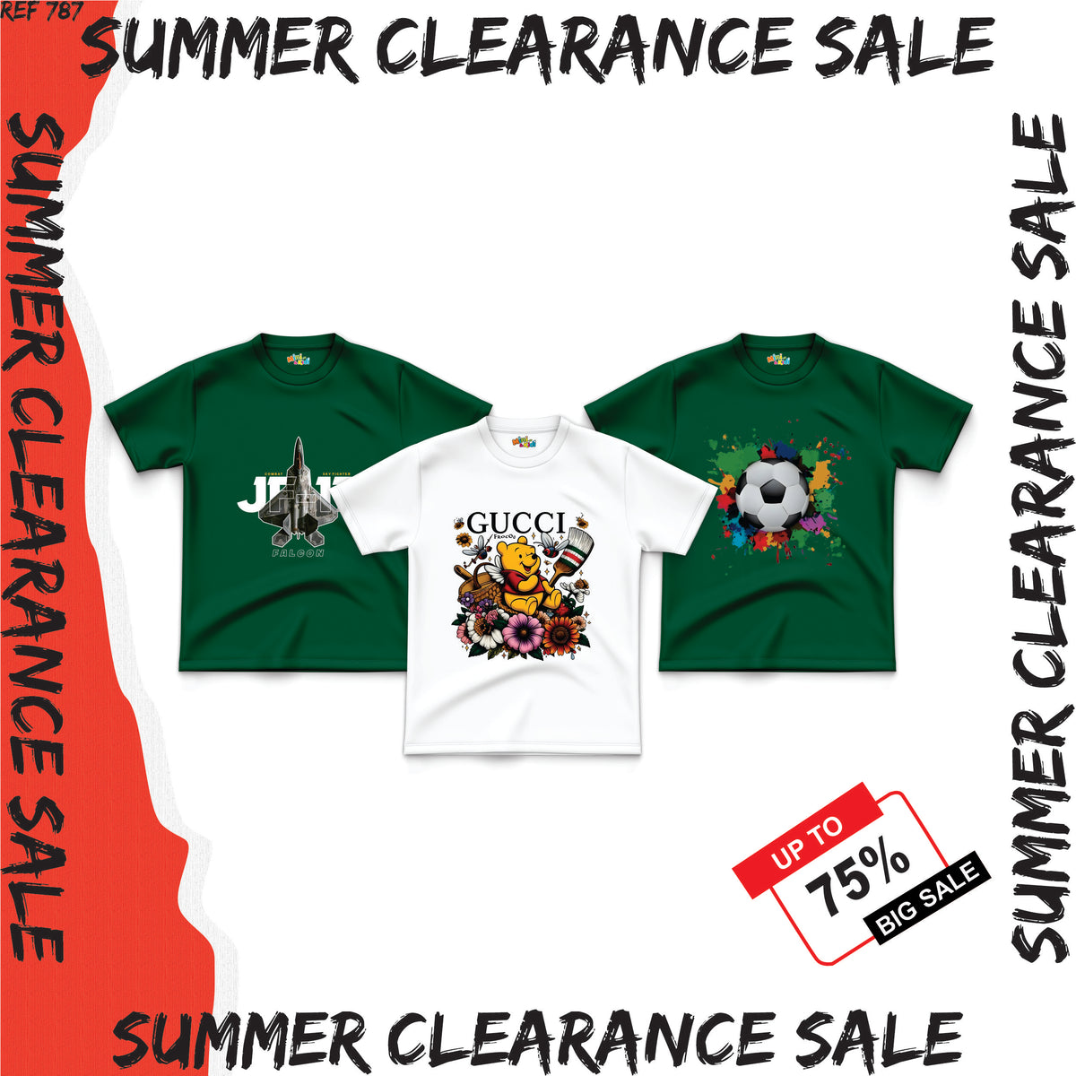 Sale - Pack of 3 Shirts (7-8 Years)