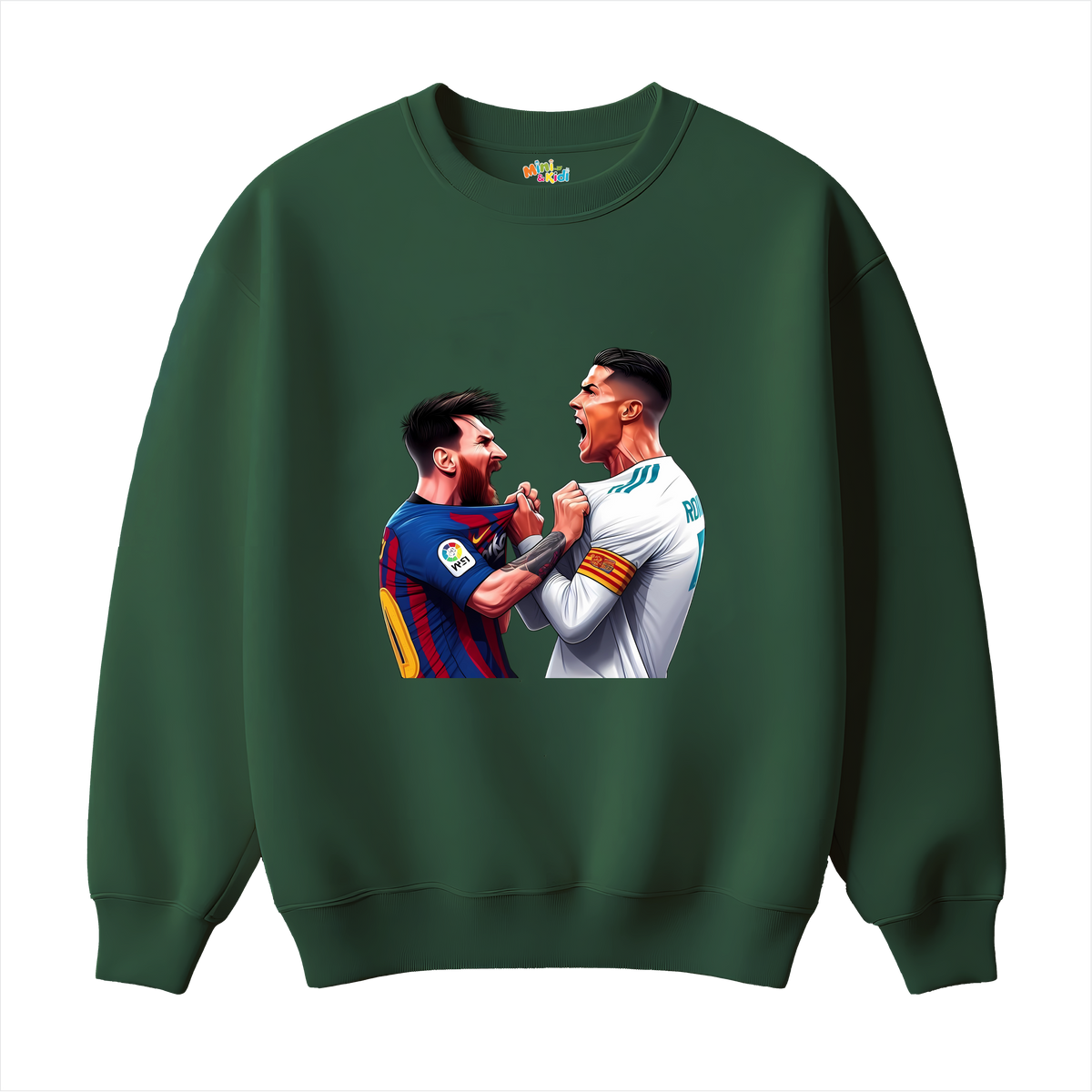 Lionel Messi vs Cristiano Ronaldo sweatshirt