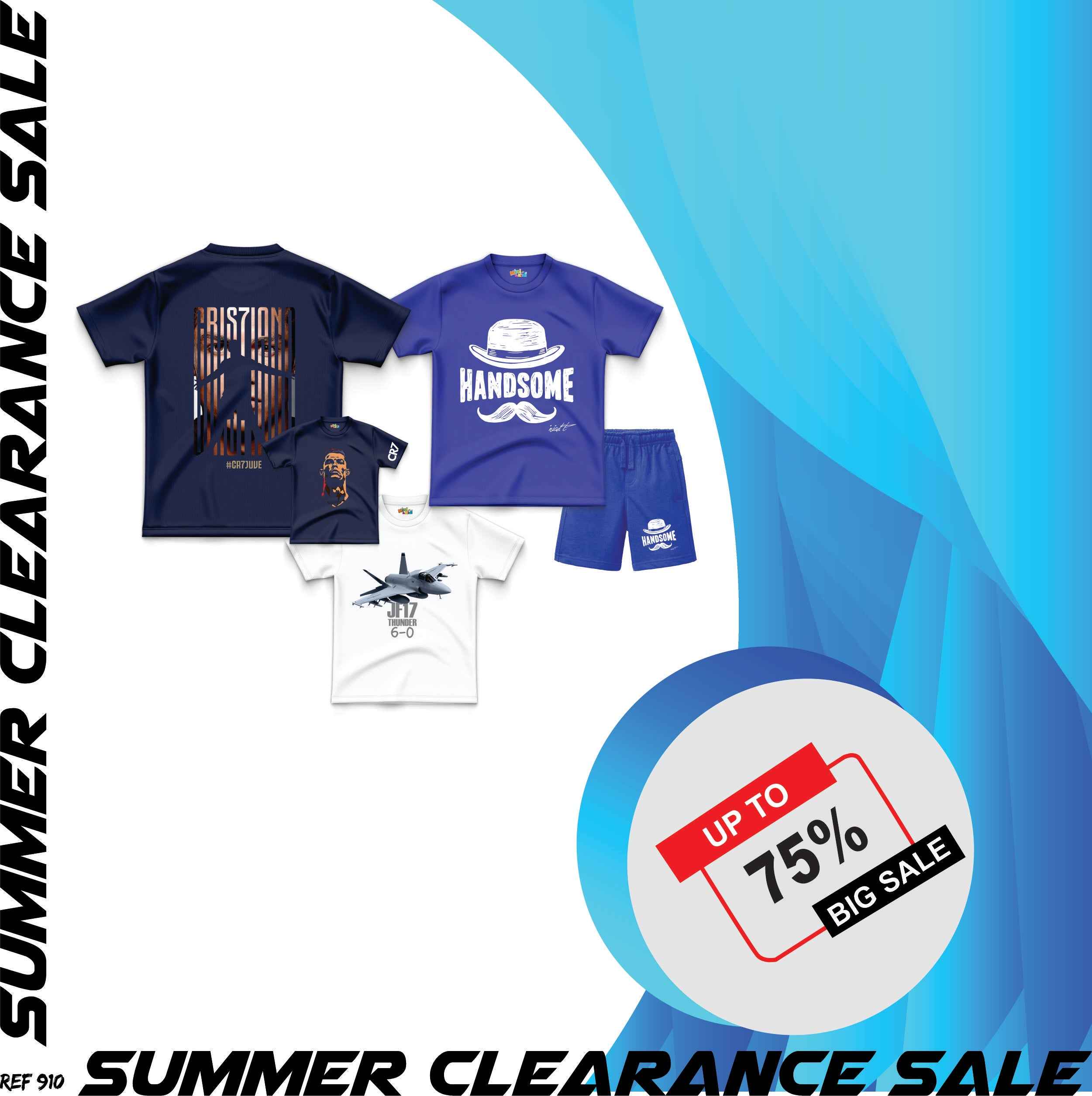 Pack of 3 shirts & short ( 9- 10 years)