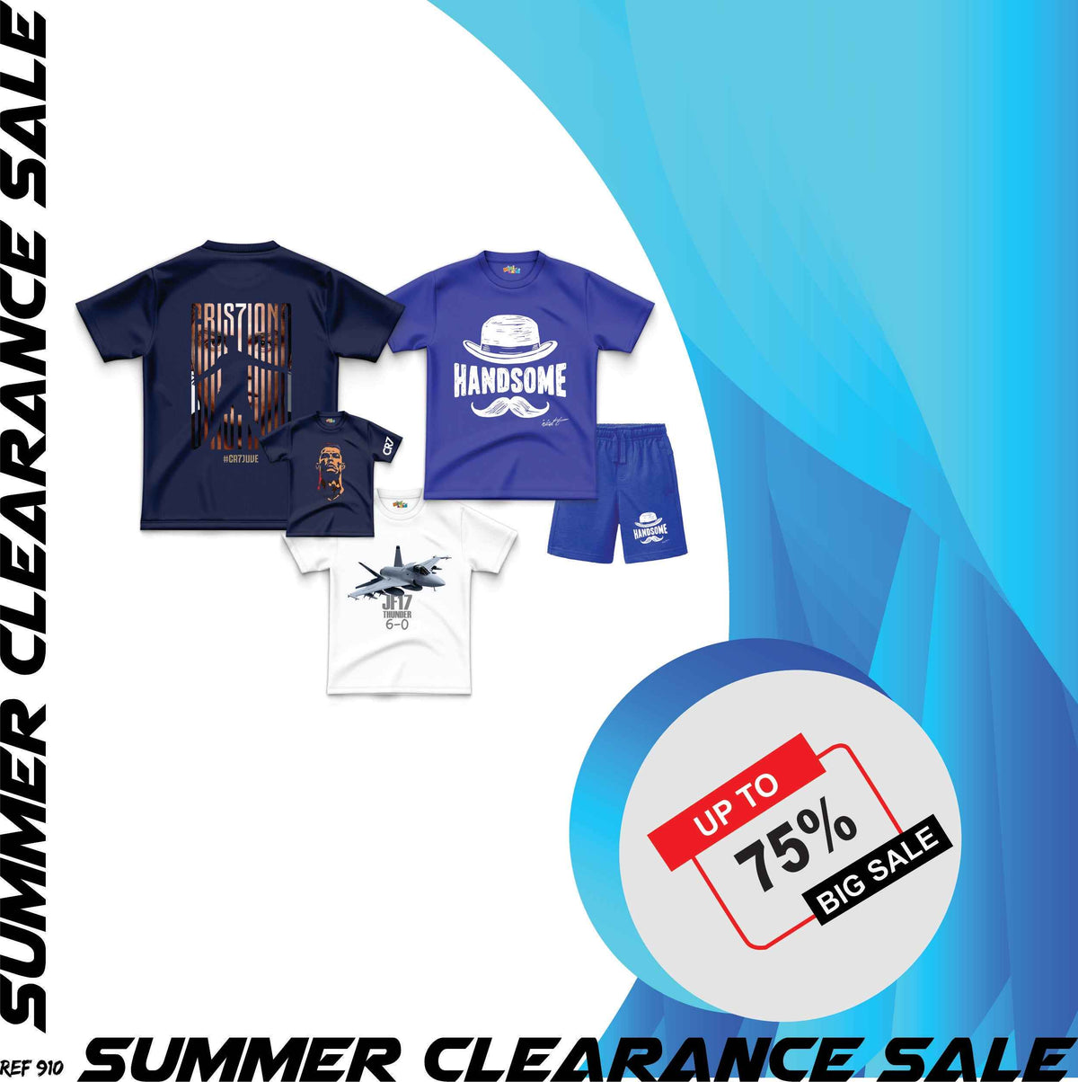 Pack of 3 shirts & short ( 9- 10 years)