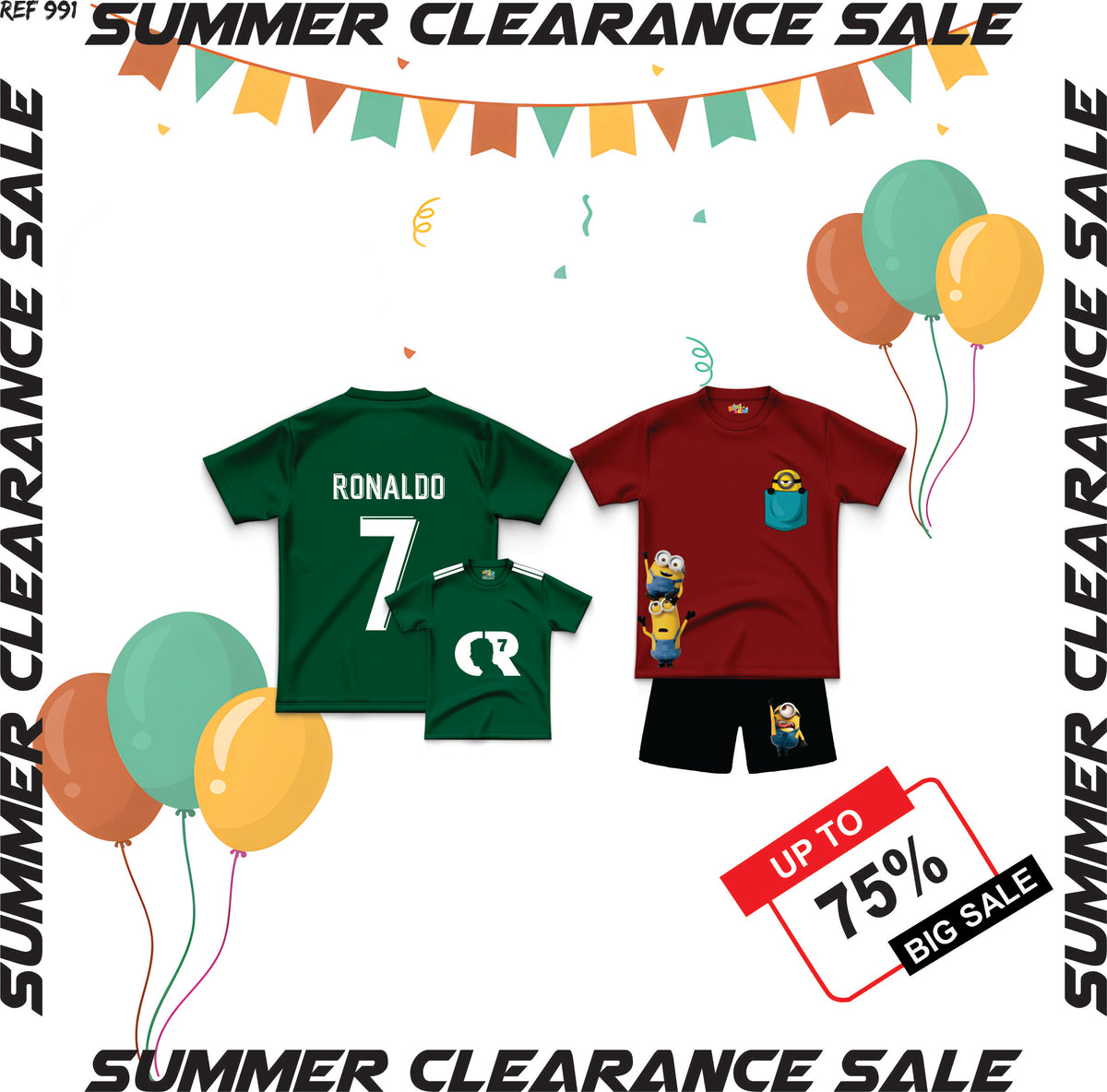 Sale - Combo of 2 Shirts & Short (9-10 Years)