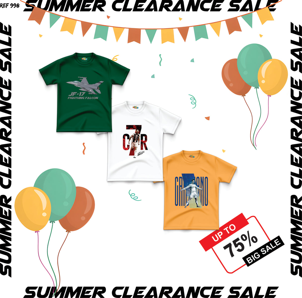 Sale - Pack of 3 Shirts (9-10 Years)